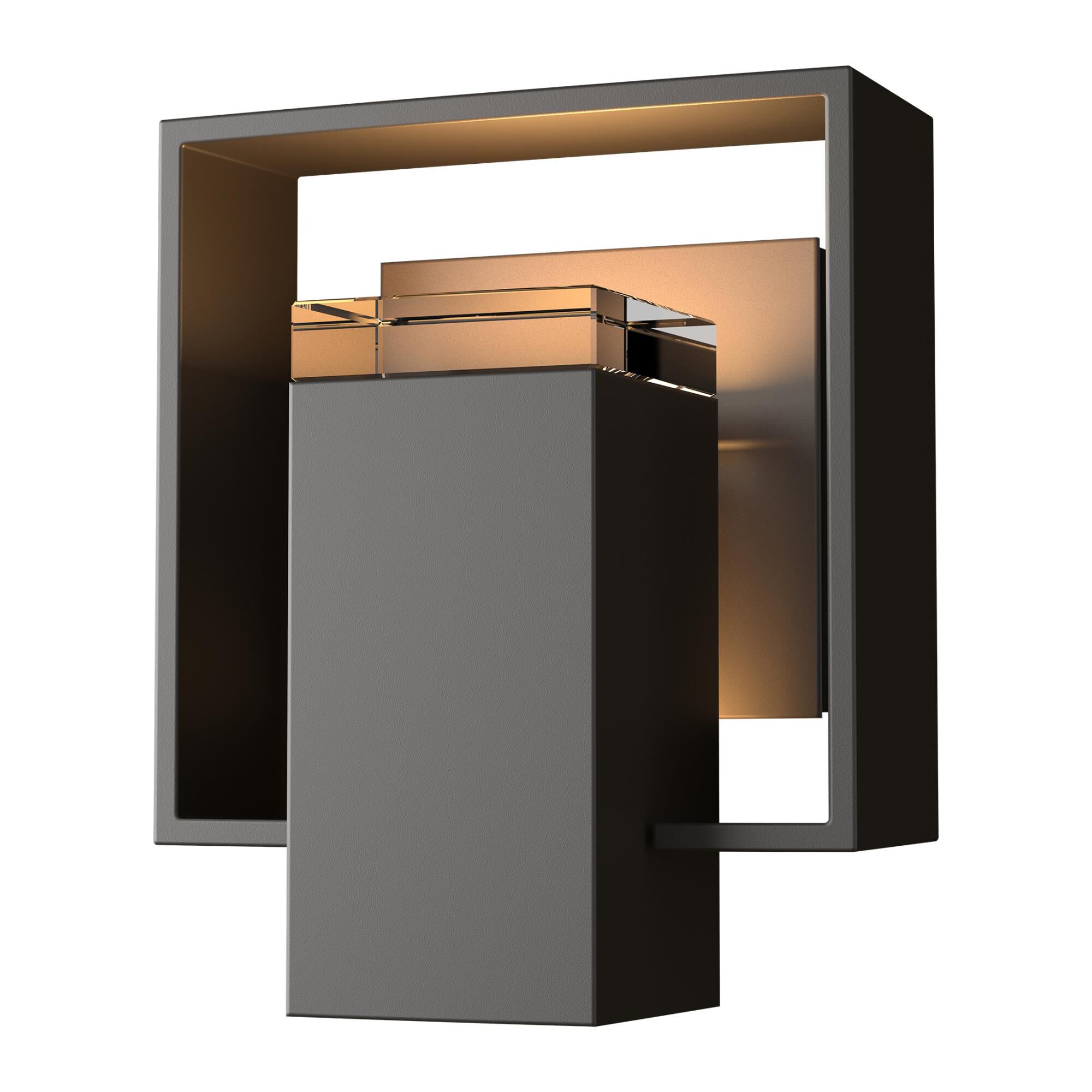 Hubbardton Forge Shadow Box 8 Inch Tall Outdoor Wall Light