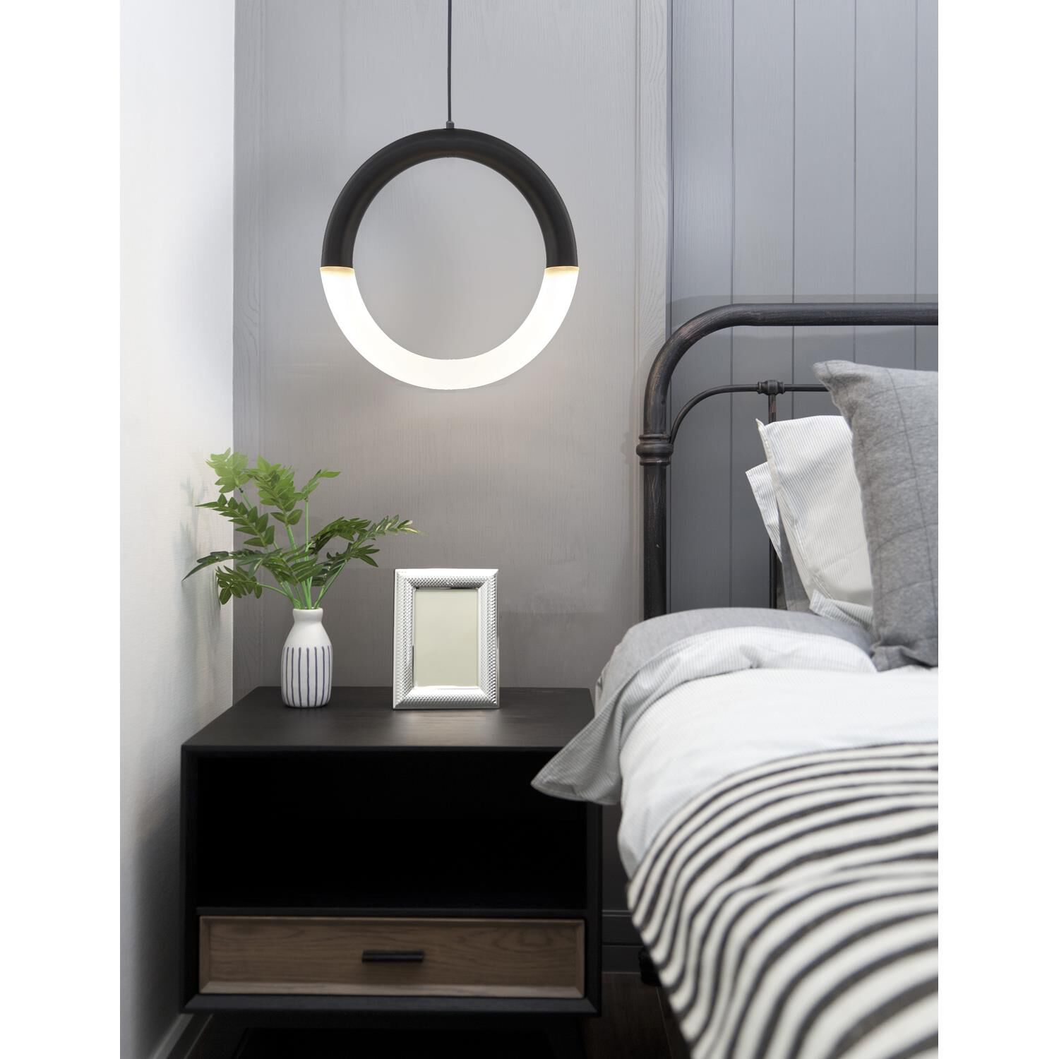 Revolve 17 Inch LED Large Pendant by Justice Design Group