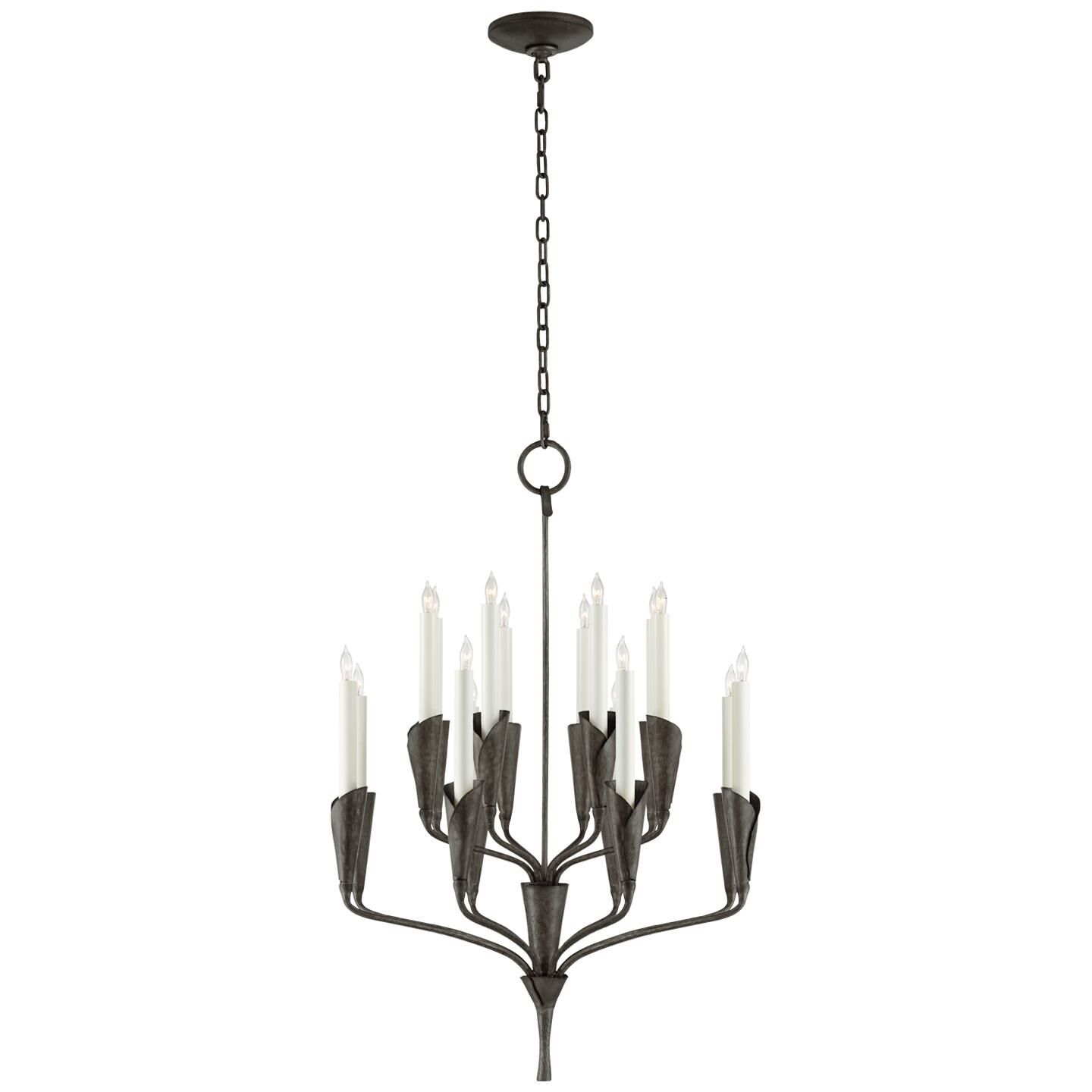 Chapman & Myers Aiden 24 Inch 16 Light Chandelier by Visual Comfort Signature Collection