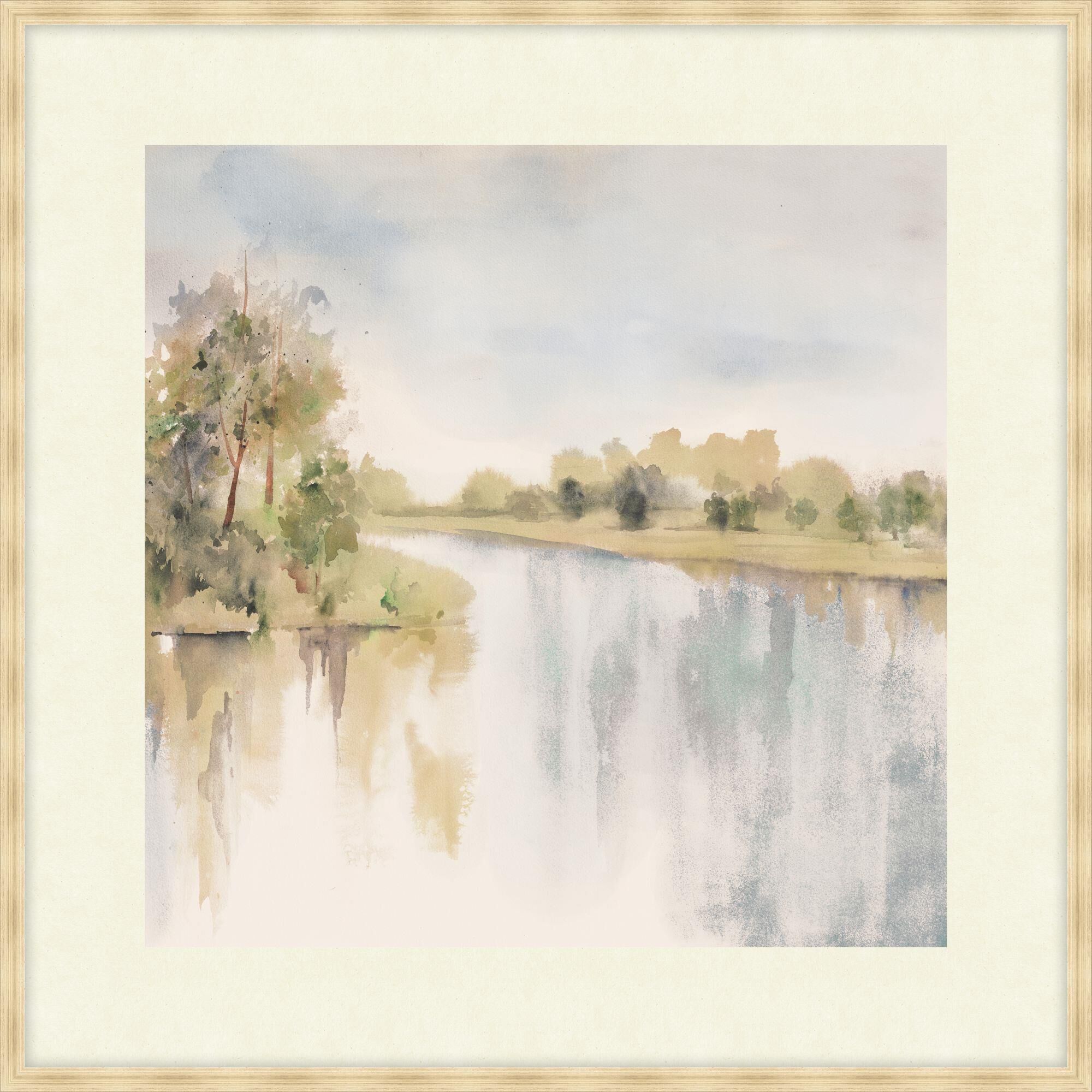 Studio L57 Affinity Serenity By The Shoreline Print by LEVEL57