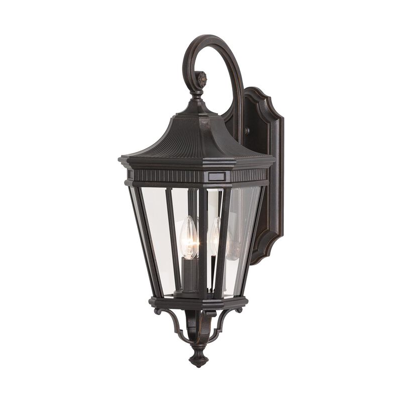 Cotswold Lane 23 Inch Tall 3 Light Outdoor Wall Light by Generation Lighting