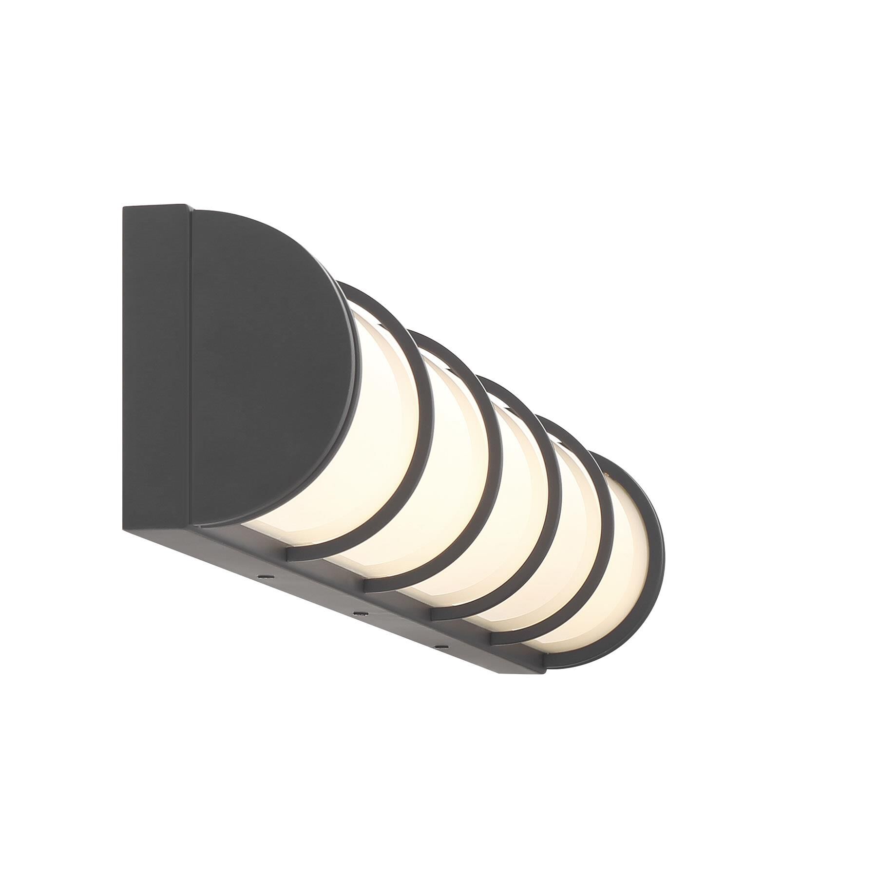 Shown in Matte Black finish and White Etched glass