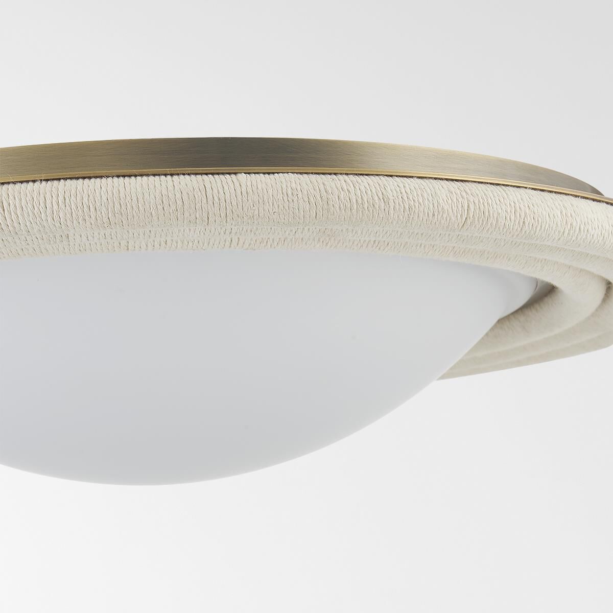 Shown in Patina Brass finish and Opal shade