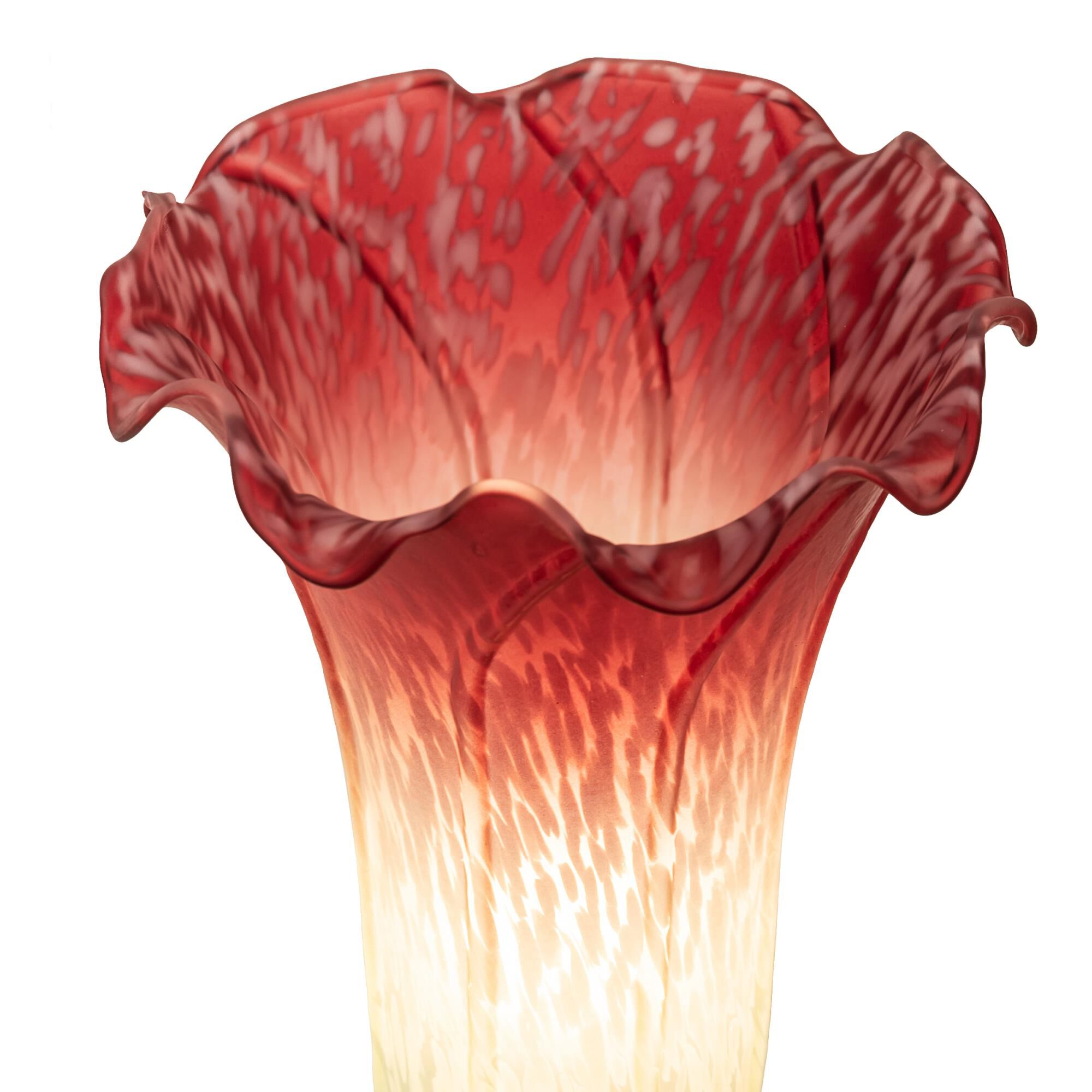 Seafoam and Cranberry 13 Inch Accent Lamp by Meyda Lighting