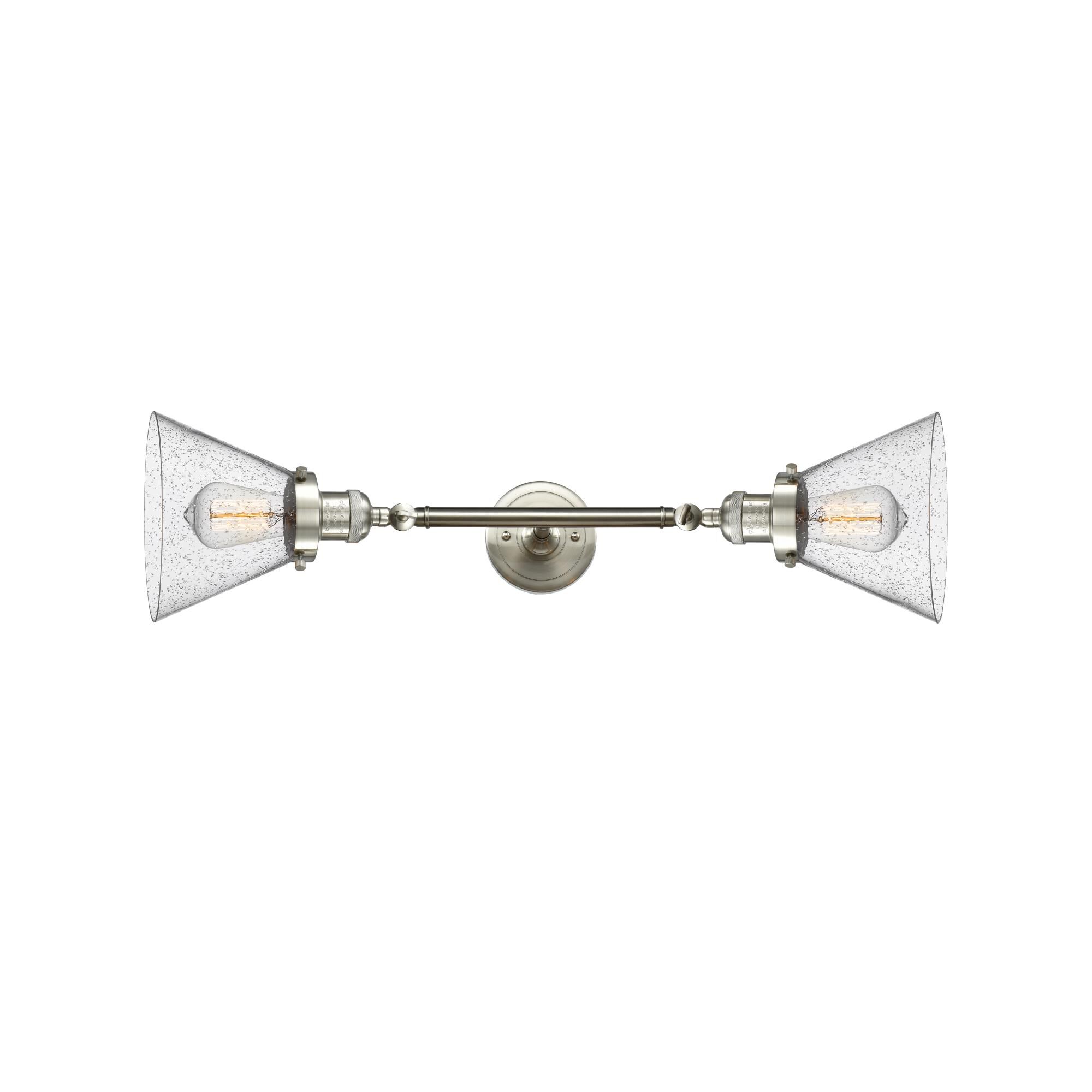 Bruno Marashlian Large Cone 23 Inch 2 Light Bath Vanity Light by Innovations Lighting