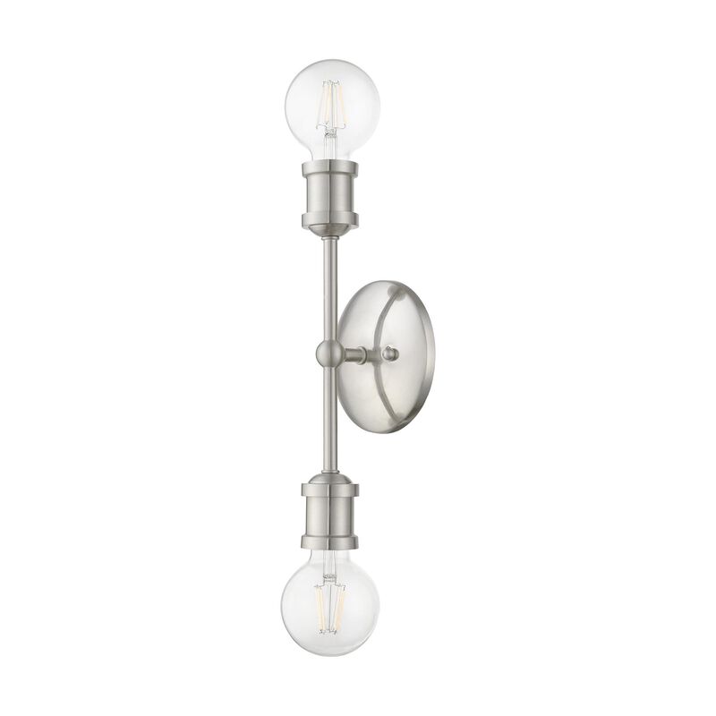 Lansdale 12 Inch 2 Light Bath Vanity Light by Livex Lighting