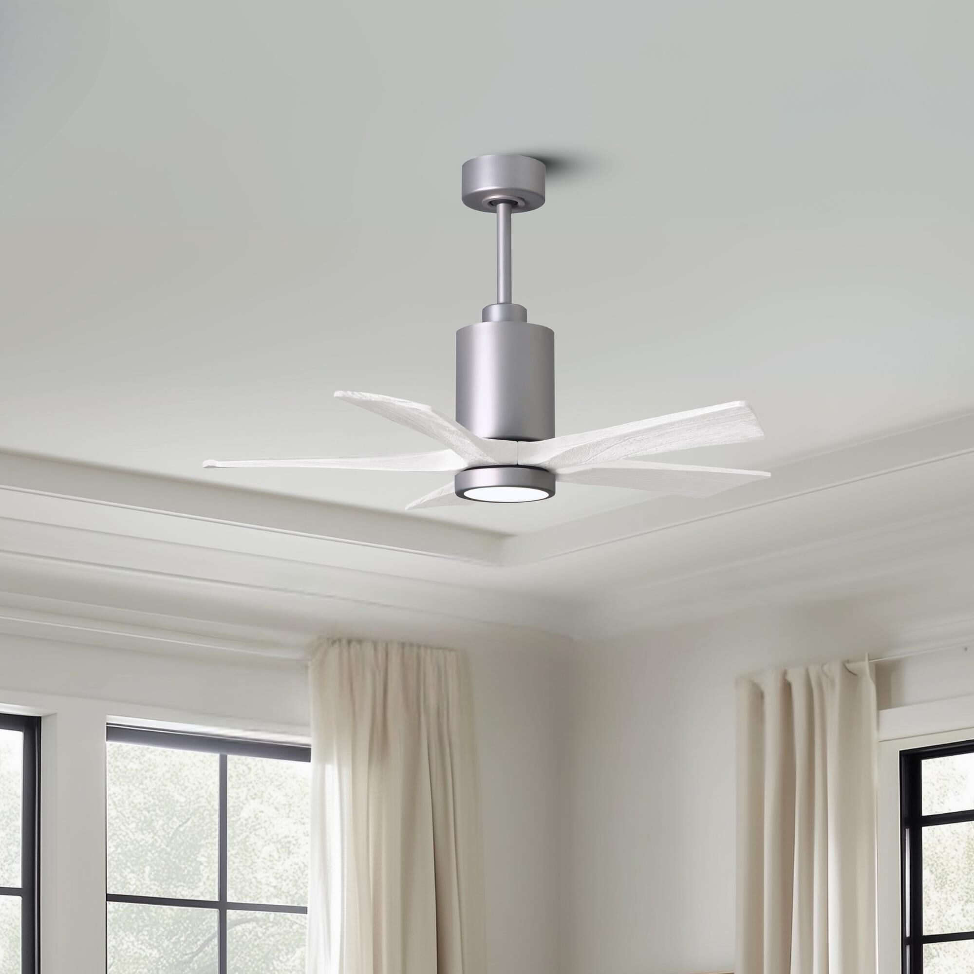 Patricia 42 Inch Ceiling Fan with Light Kit by Matthews Fan Company