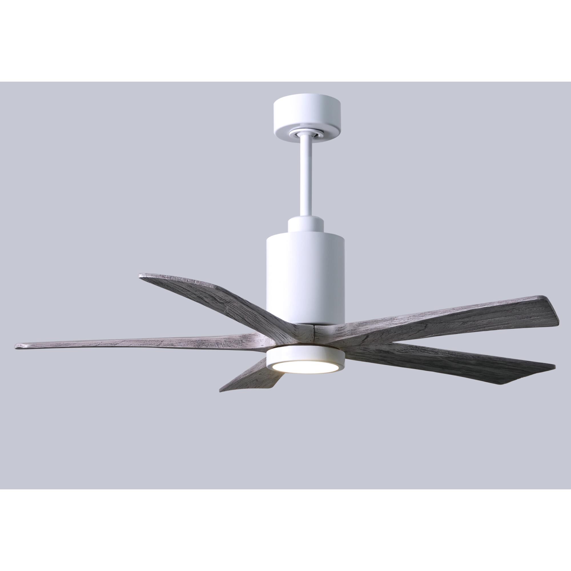 Patricia 52 Inch Ceiling Fan with Light Kit by Matthews Fan Company