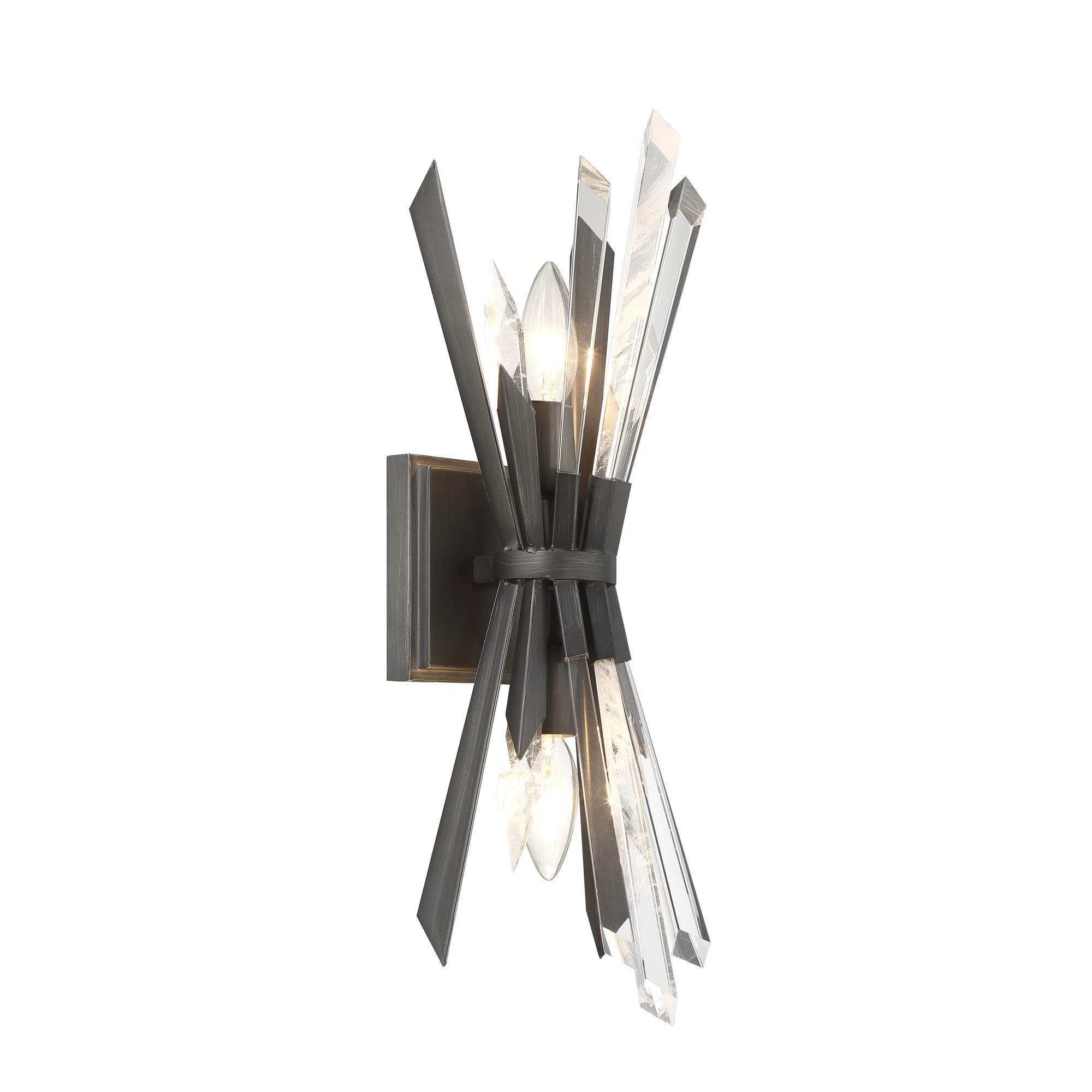 Shown with Clear Crystal & Faux Rock glass