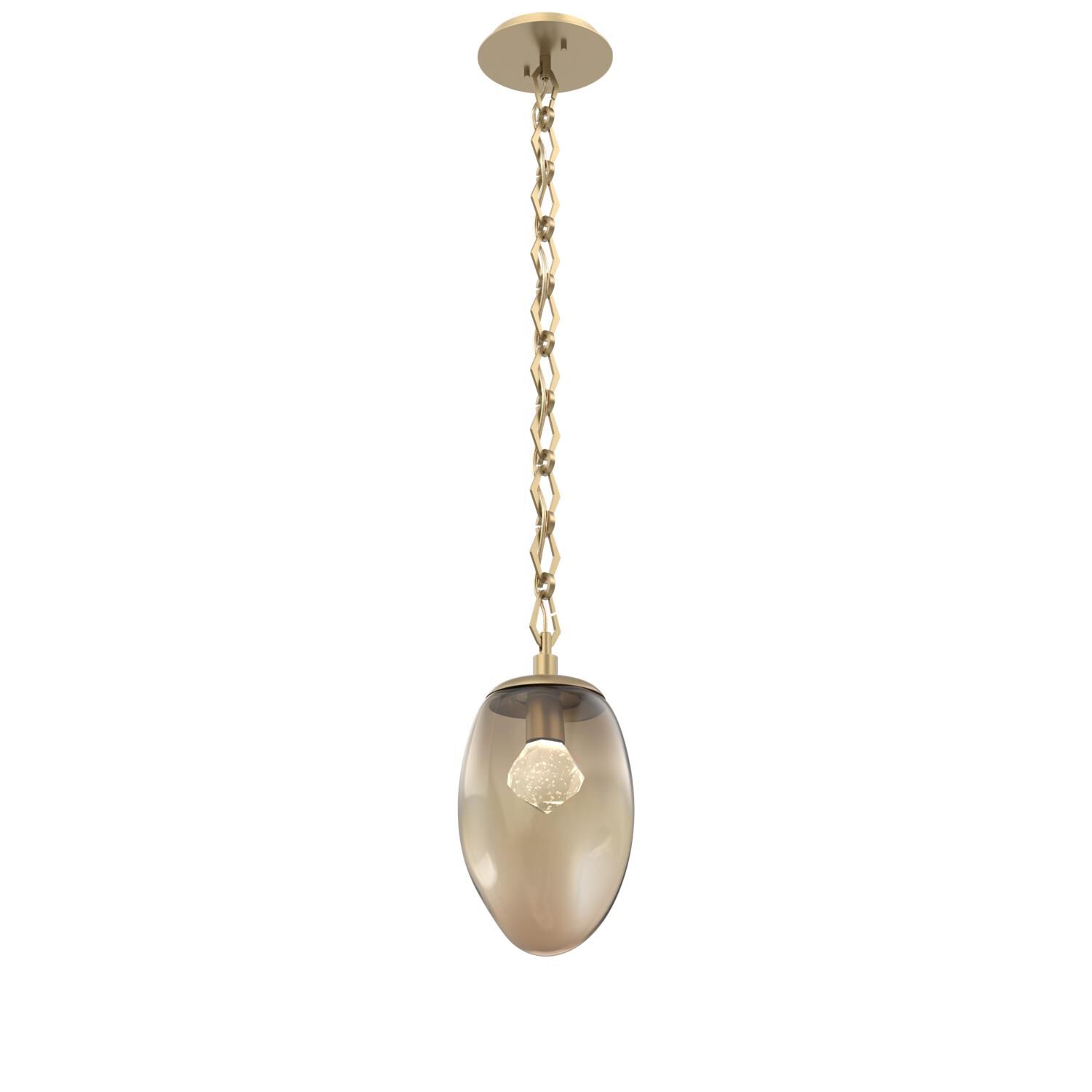 Shown in Gilded Brass finish and Bronze with Faceted Gem glass
