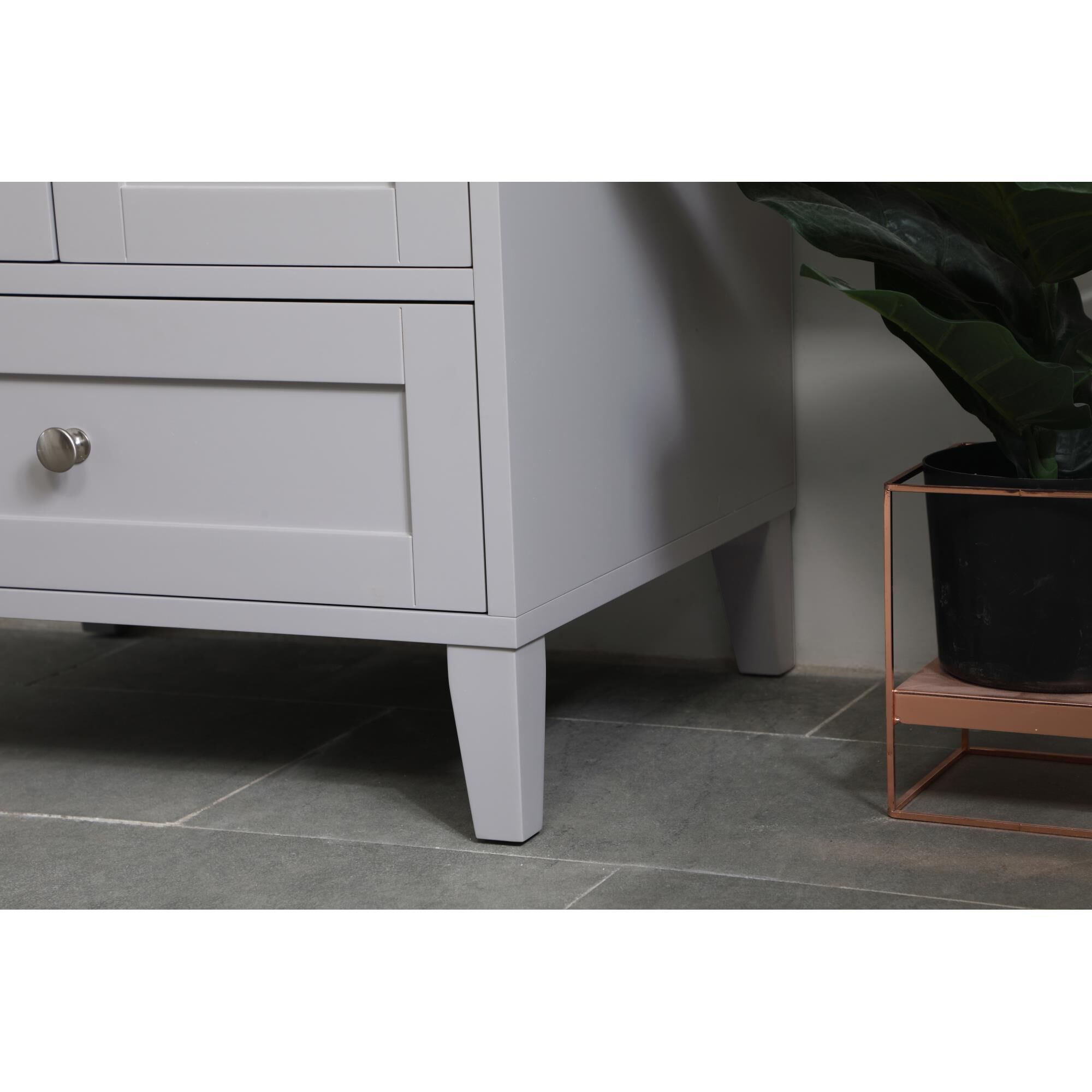 Shown in Grey finish