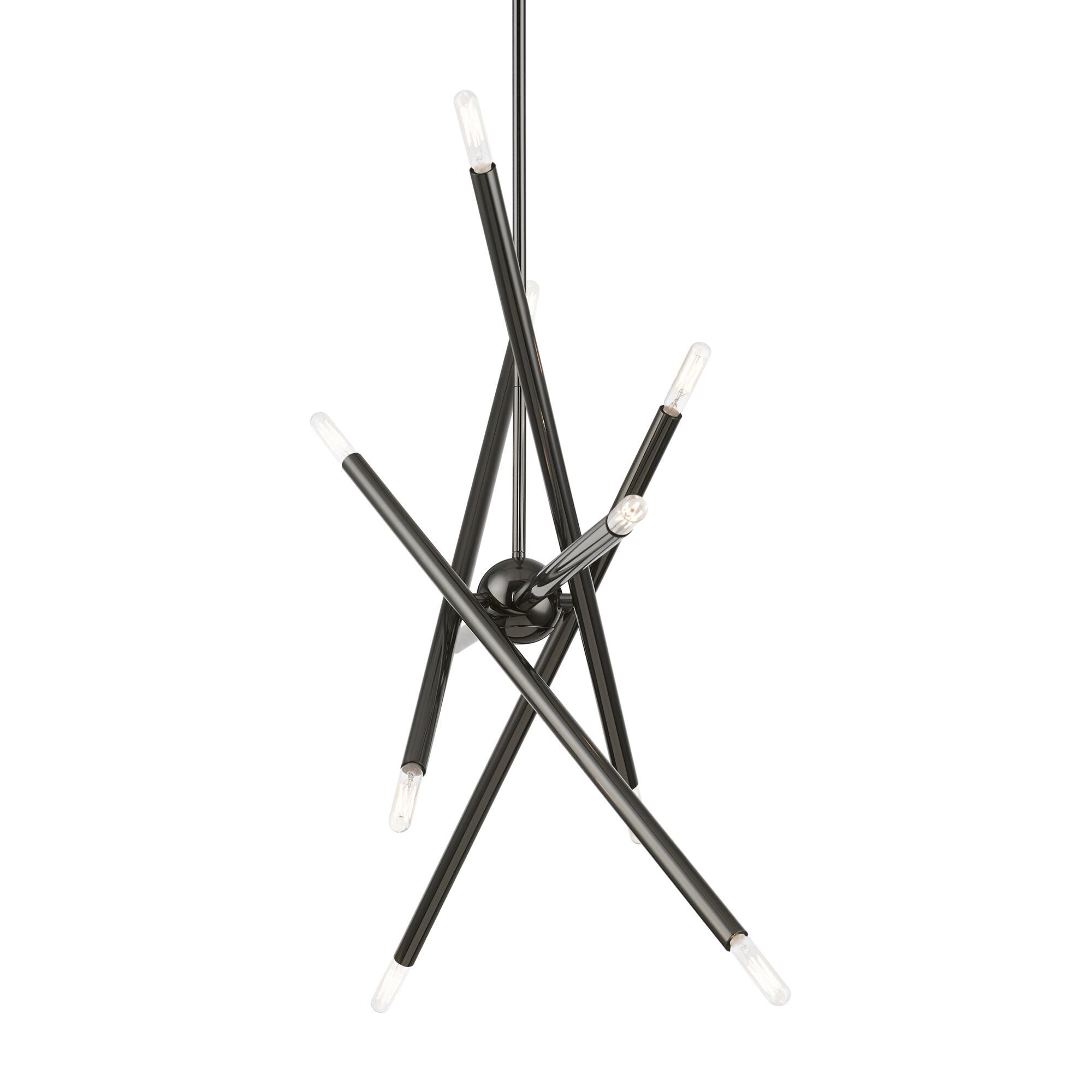 Soho 40 Inch 10 Light Linear Suspension Light by Livex Lighting