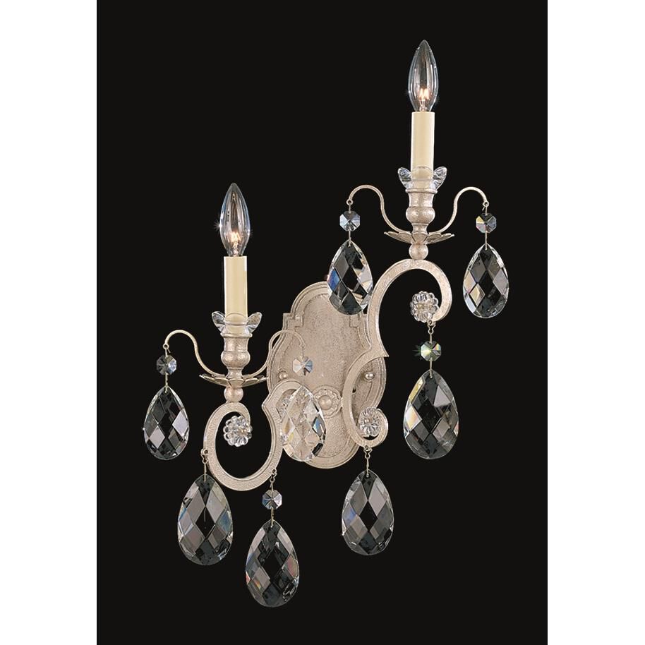 Shown in Antique Silver finish and Clear Heritage crystal