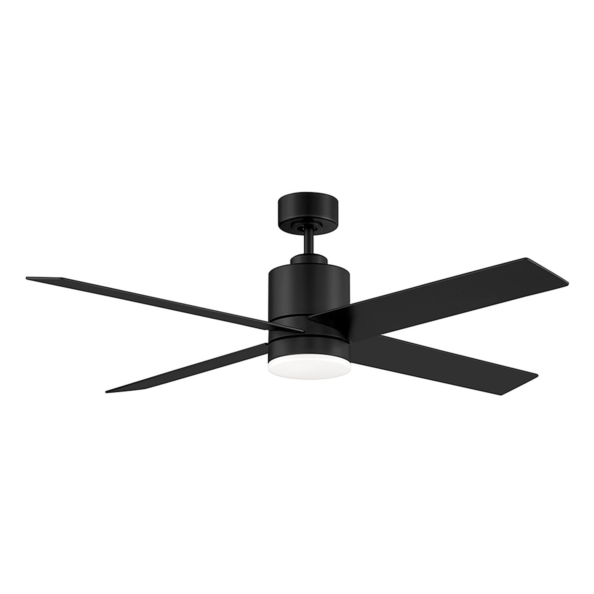 Shown in Matte Black finish and White Frosted glass