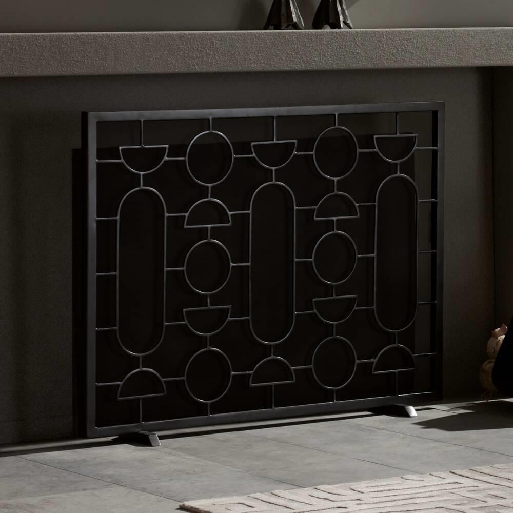 Adamo 40 Inch Fireplace Screen by Arteriors Home