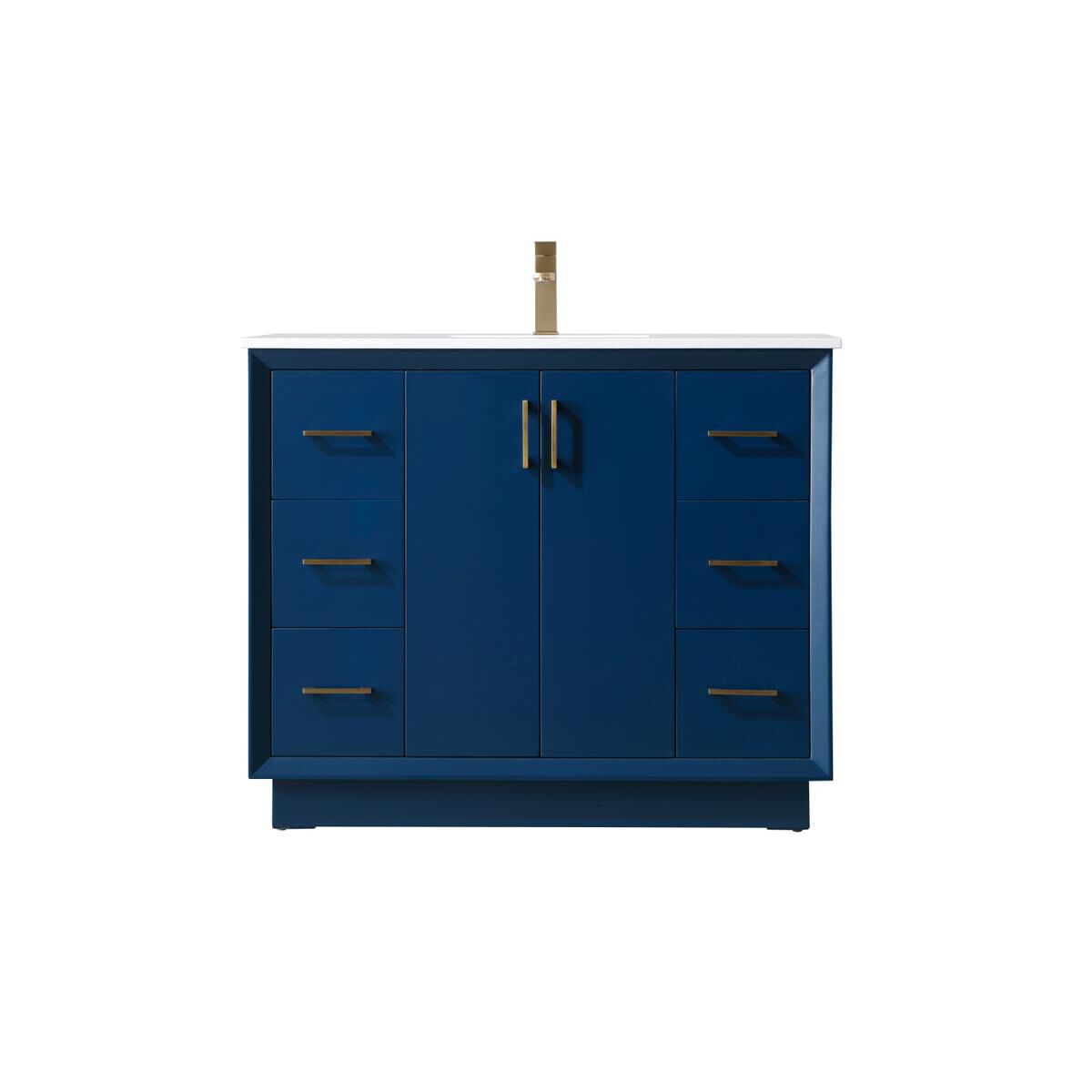 Shown in Blue finish