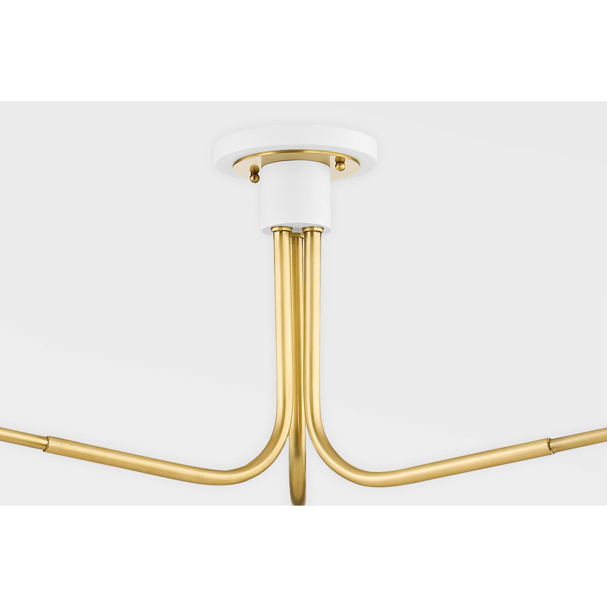 Split 62.5 Inch Semi Flush Mount by Hudson Valley Lighting