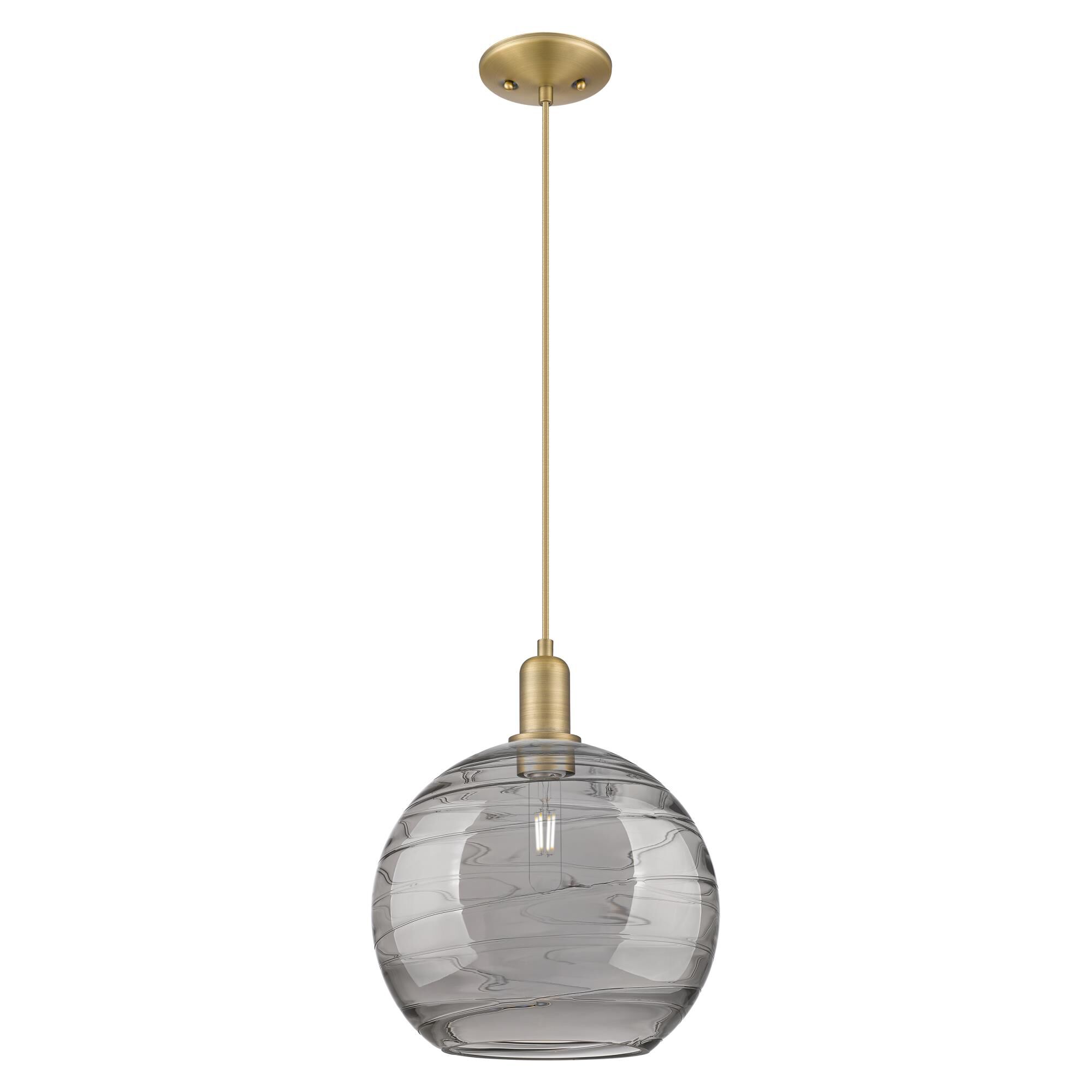 Bruno Marashlian Athens Deco Swirl 12 Inch Mini Pendant by Innovations Lighting