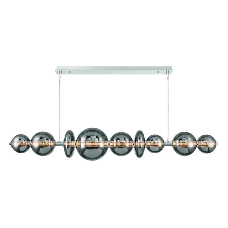Atomo Large Linear Chandelier by Eurofase Lighting