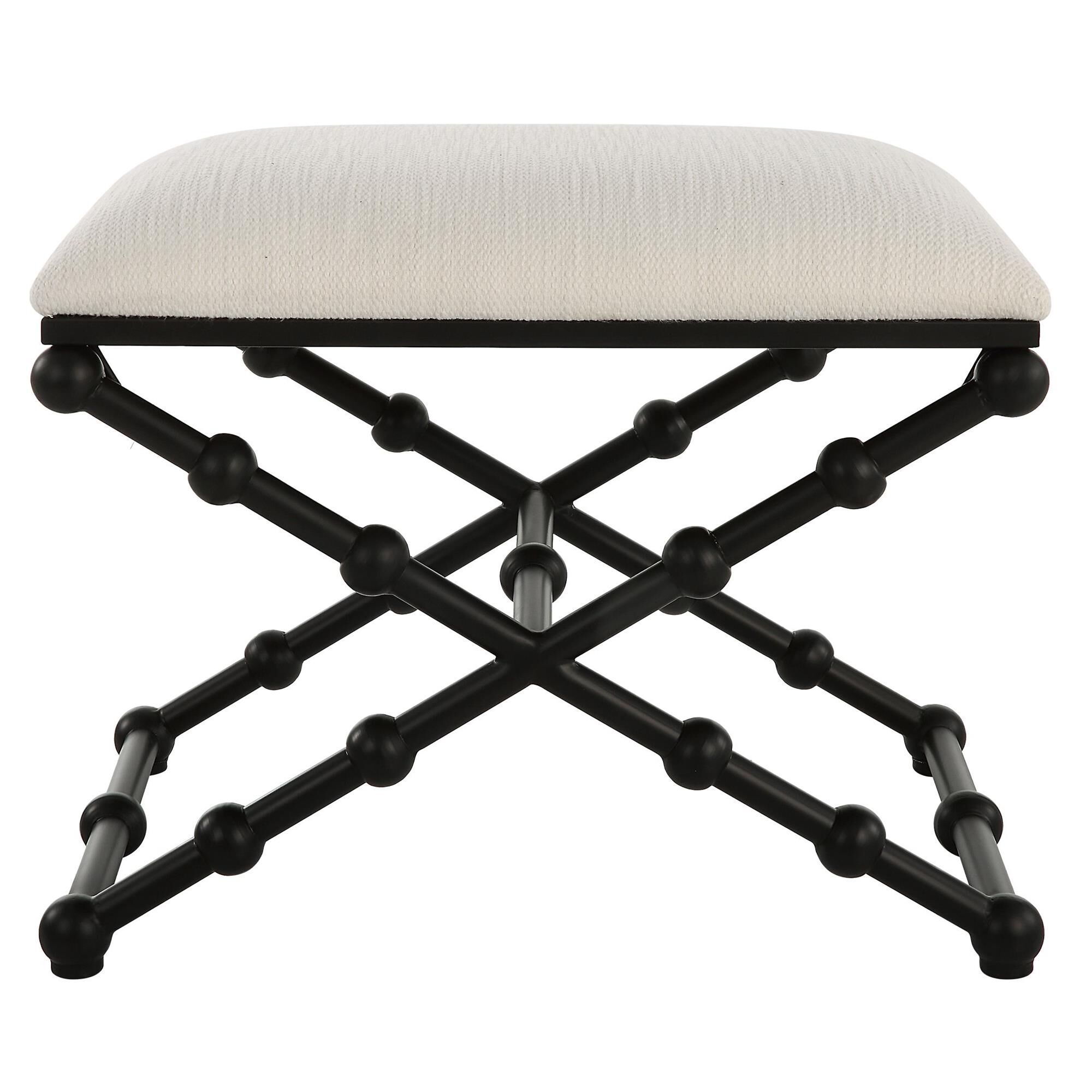 Grace Feyock Iron 24 Inch Bench By Uttermost