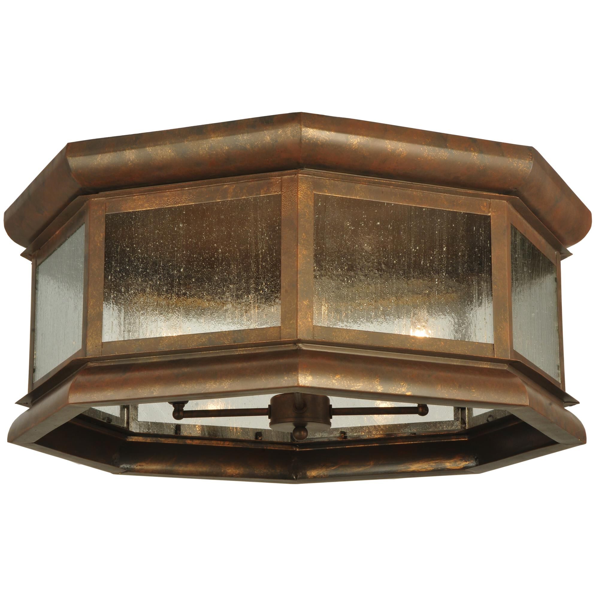 Manchester Octagon 29 Inch 4 Light Flush Mount by Meyda Lighting