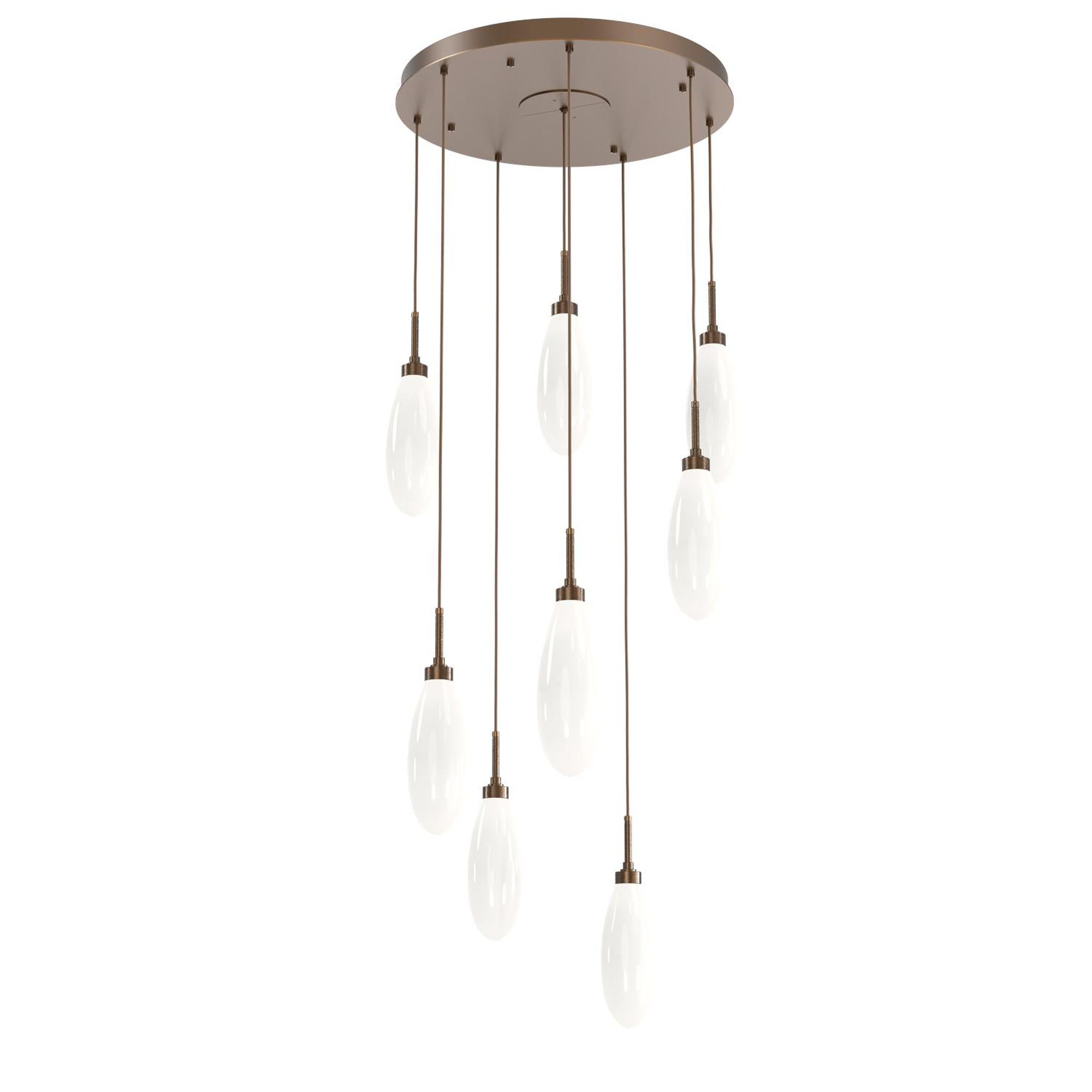 Shown in Flat Bronze finish and White Lens glass