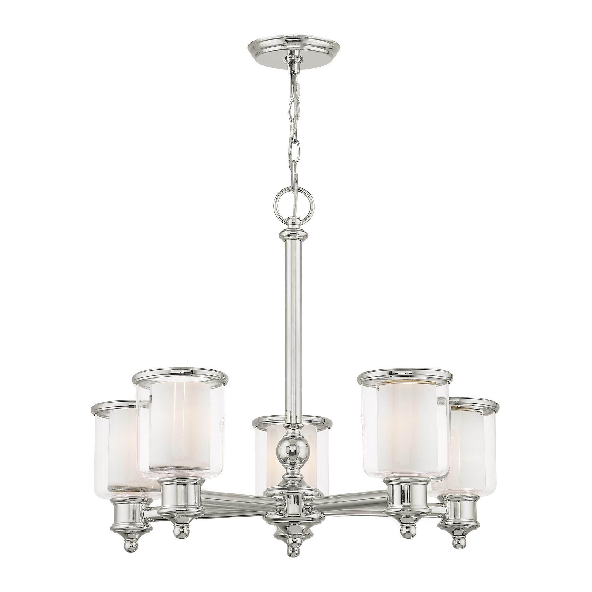 Middlebush 25 Inch 5 Light Chandelier by Livex Lighting