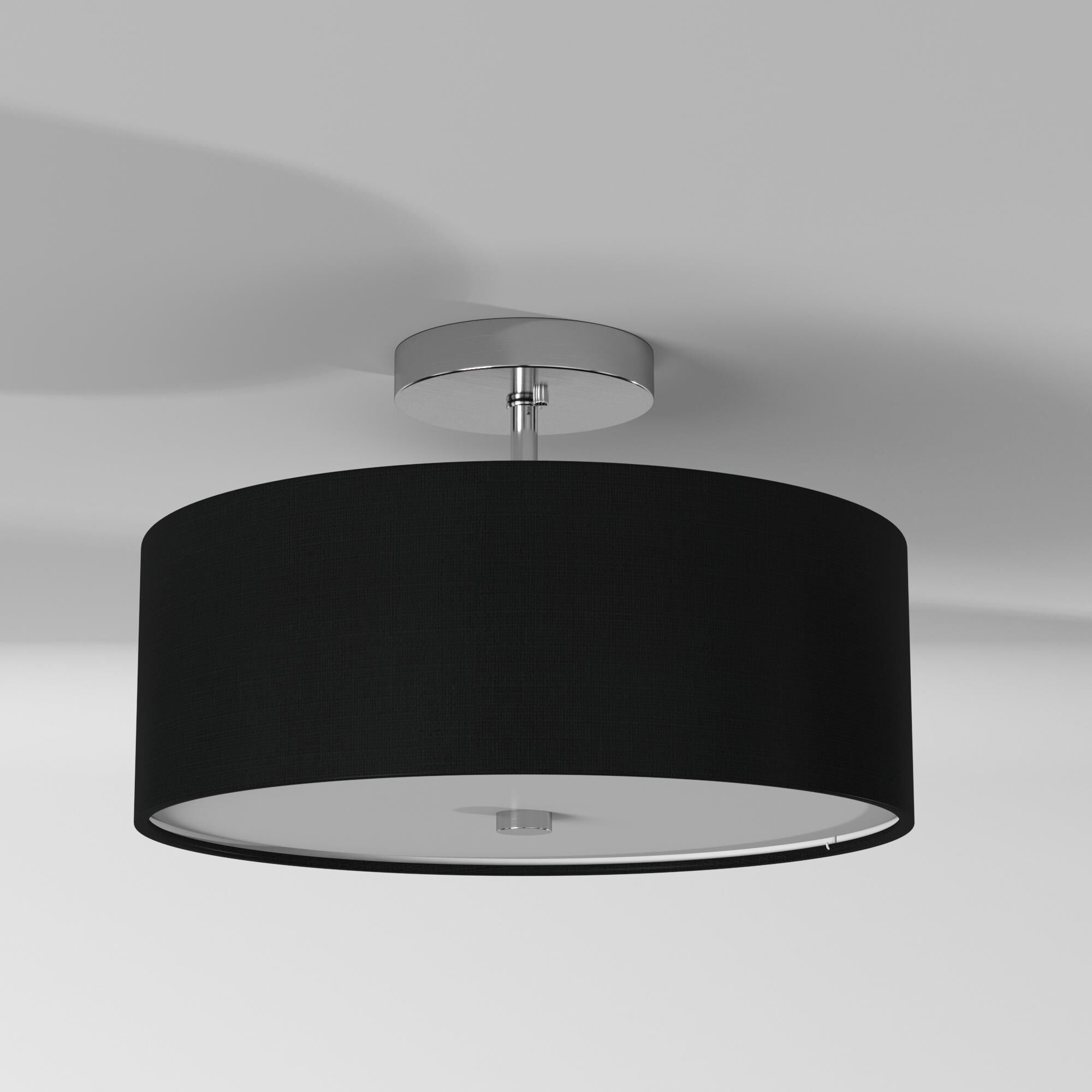 14 Inch 3 Light Semi Flush Mount by Dainolite
