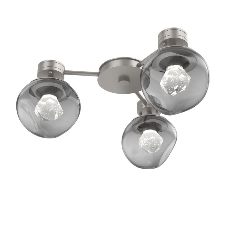 Levi Wilson Luna 23 Inch Semi Flush Mount by Hammerton Studio