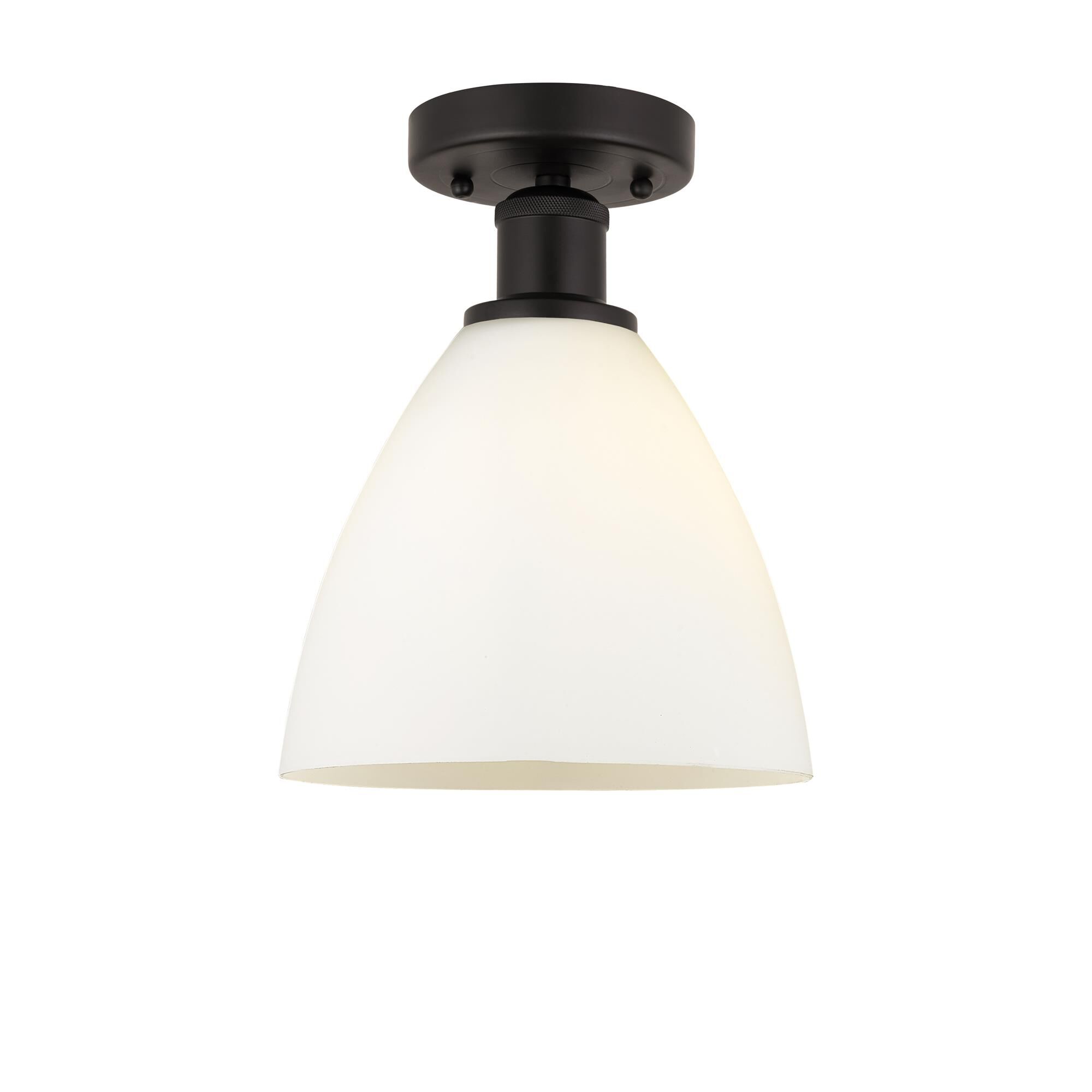 Bruno Marashlian Bristol Glass 7 Inch 1 Light Semi Flush Mount by Innovations Lighting