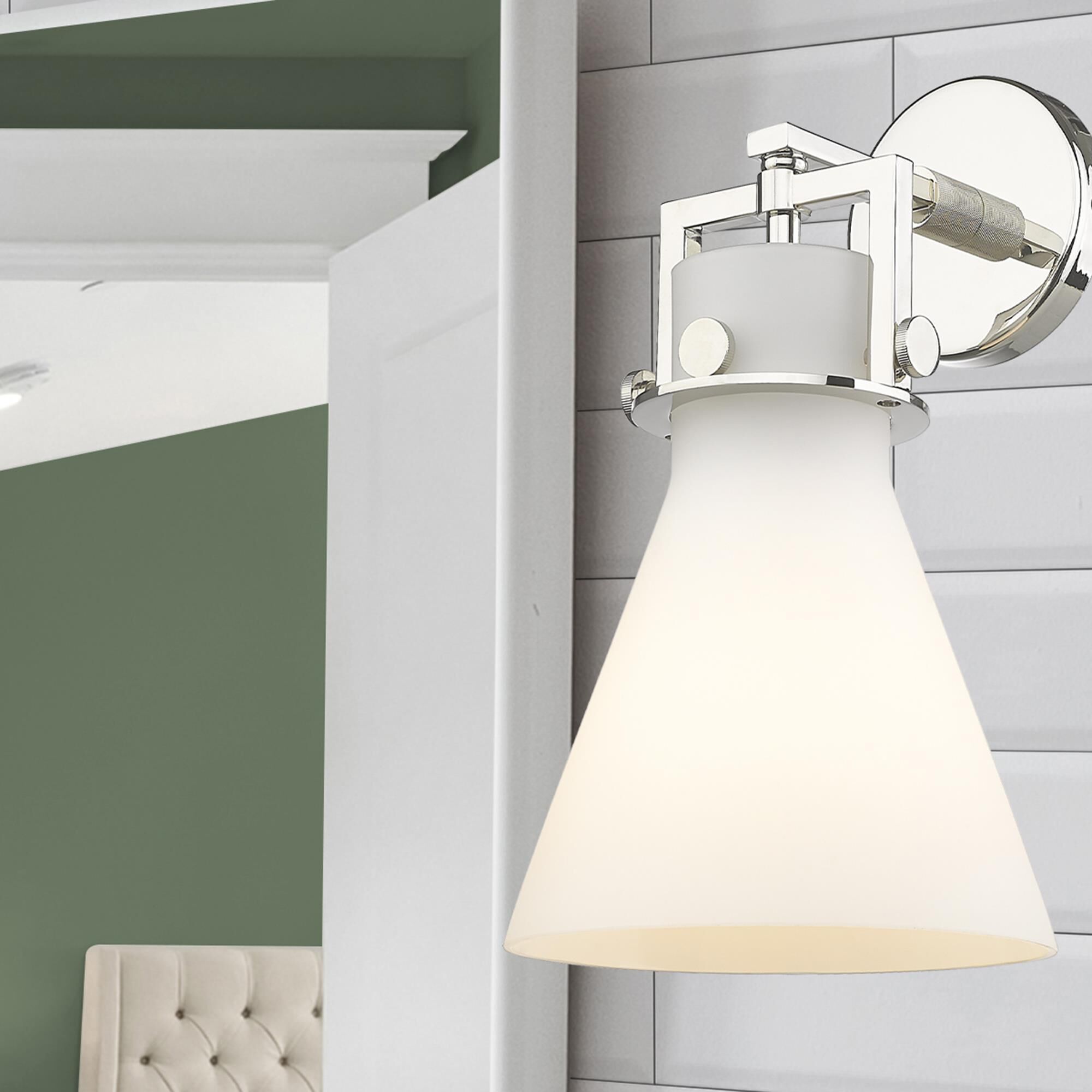 Bruno Marashlian Newton Cone 14 Inch Wall Sconce by Innovations Lighting