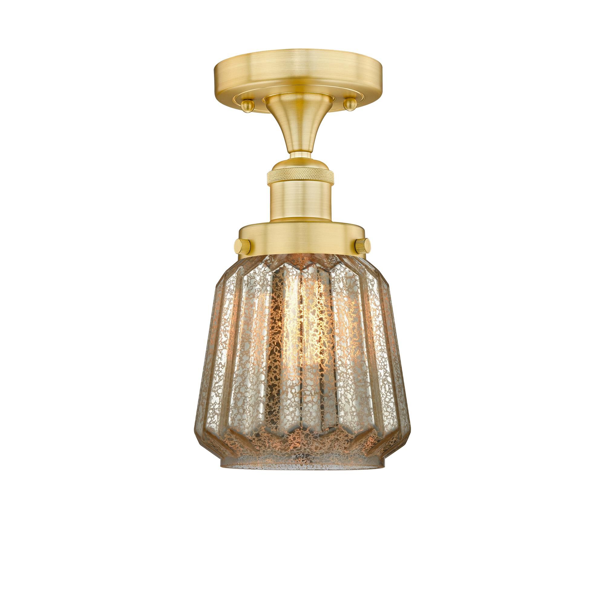 Bruno Marashlian Chatham 6 Inch 1 Light Semi Flush Mount by Innovations Lighting