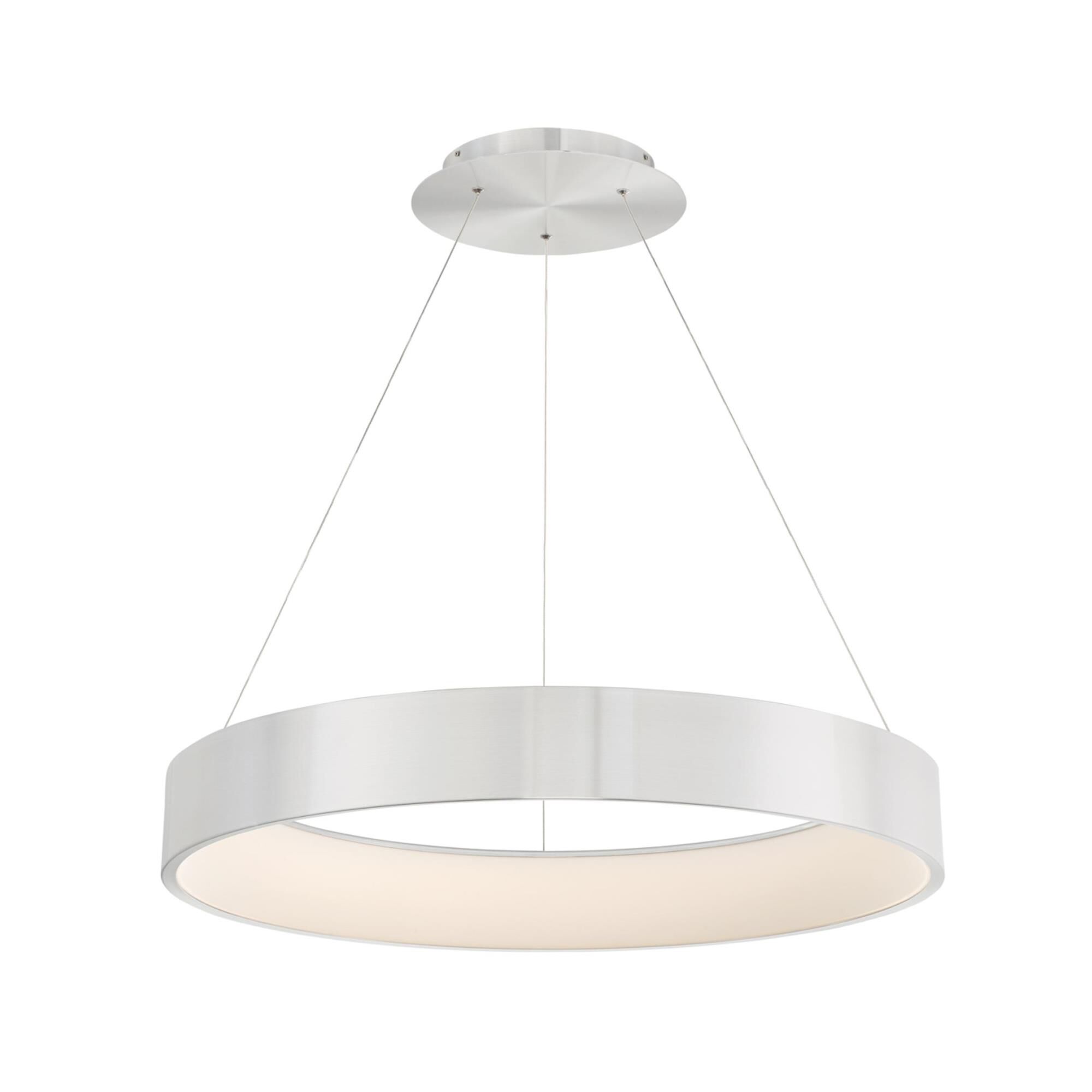 Shown in Brushed Aluminum finish