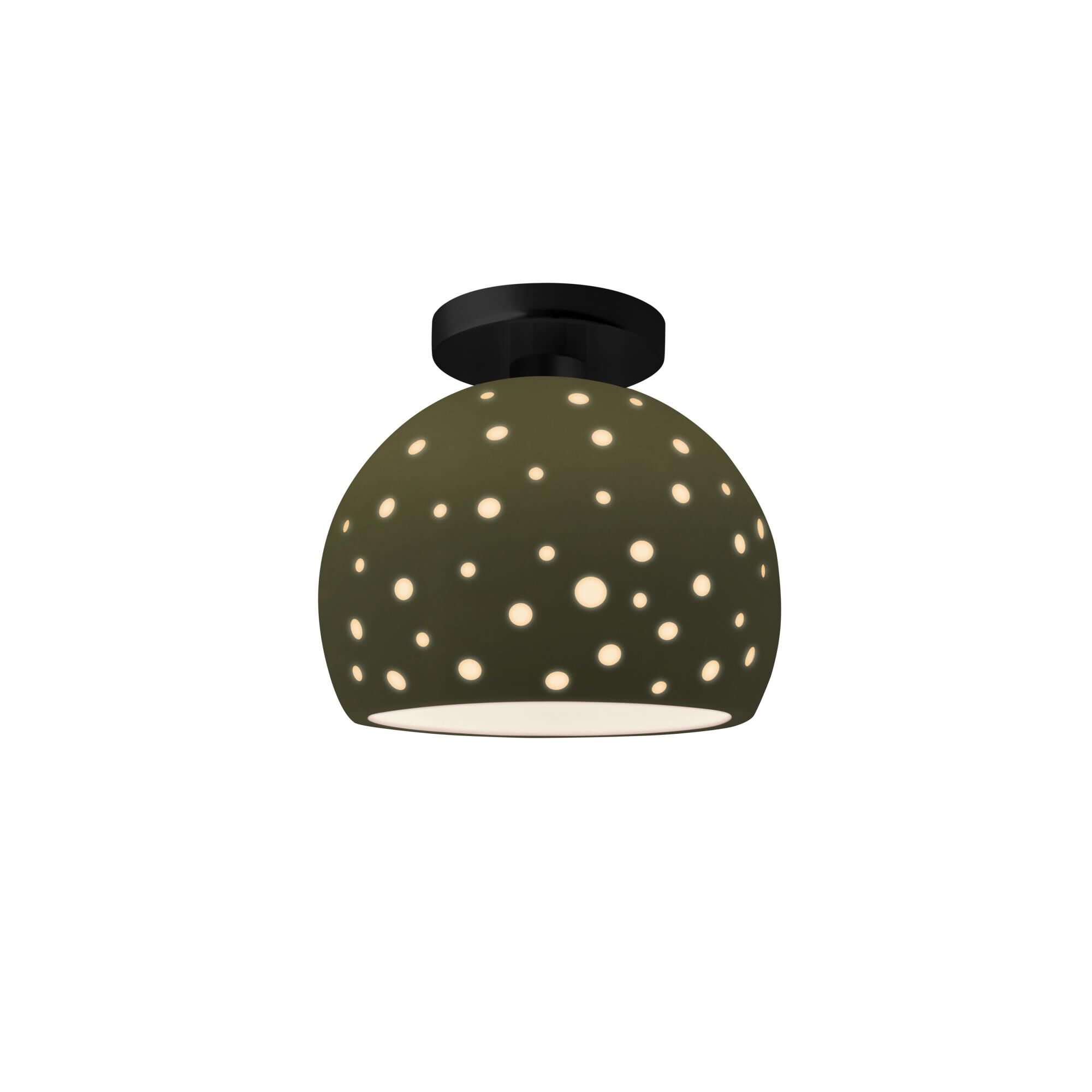 Shown in Matte Black finish and Matte Green shade