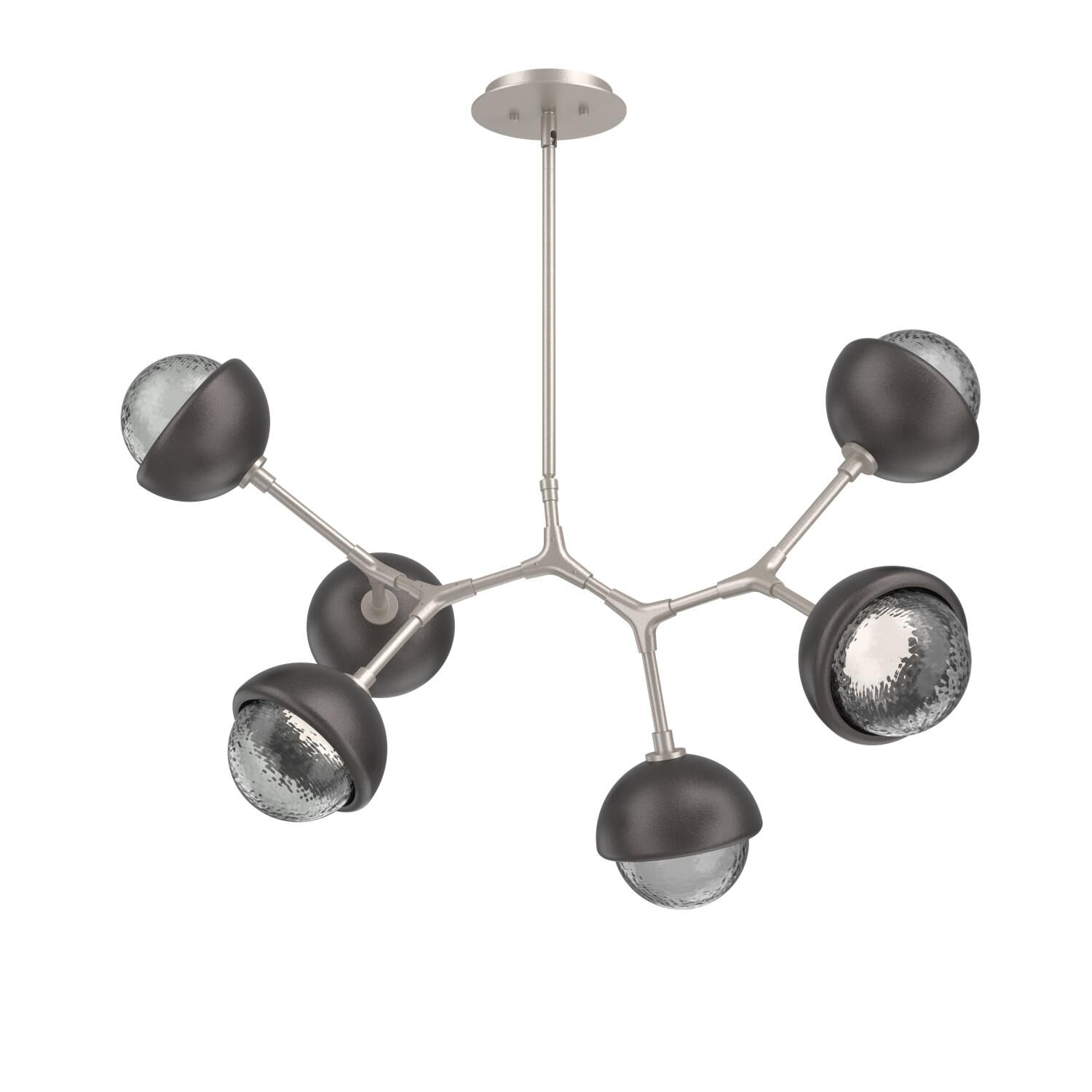 Levi Wilson Cabochon 31 Inch Linear Suspension Light by Hammerton Studio
