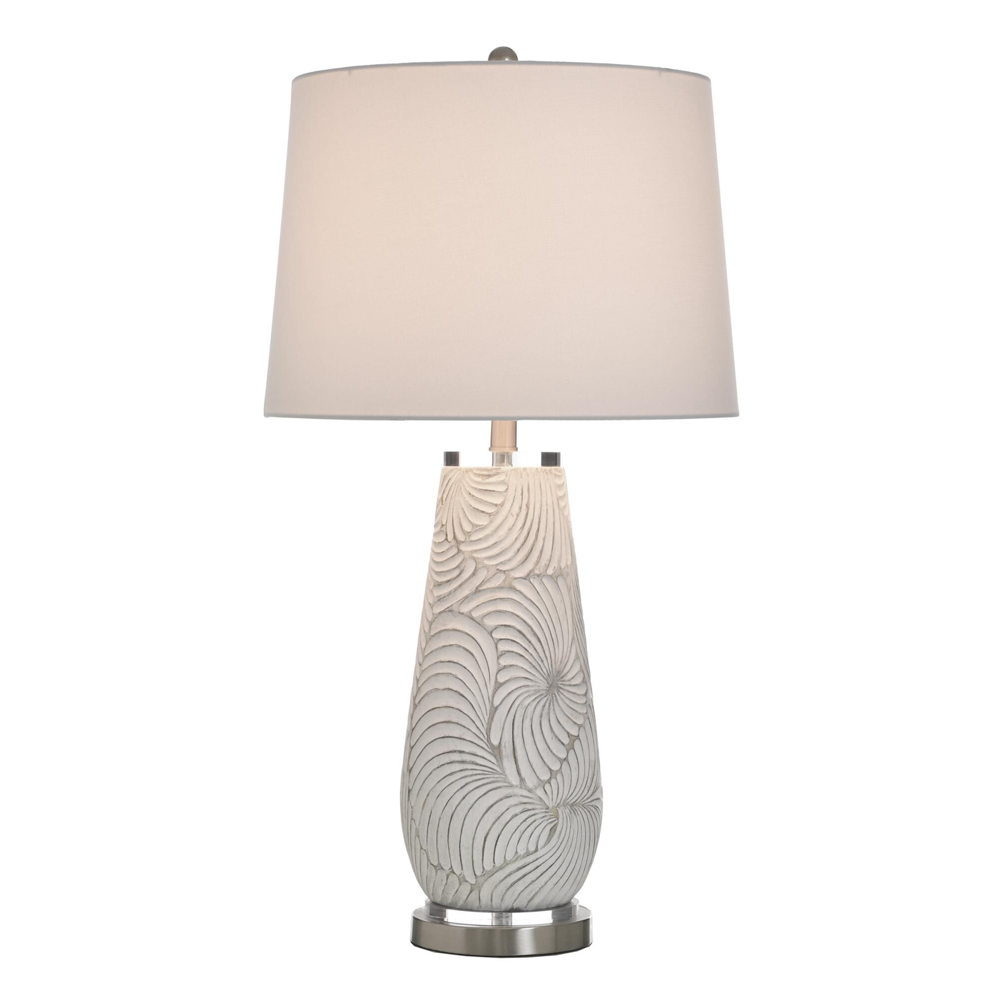 Shown in Glina Silver, White finish