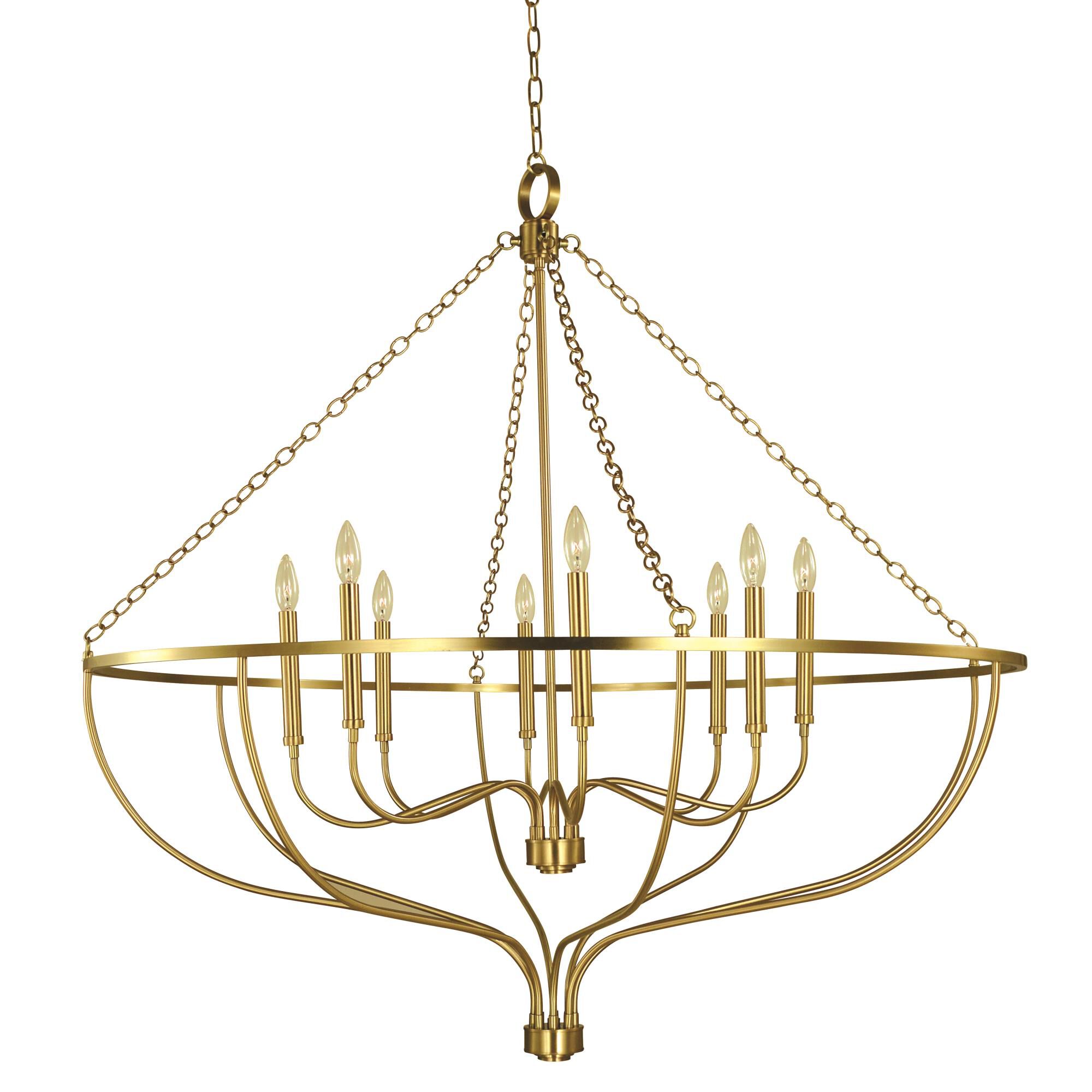 West Town 46 Inch 8 Light Chandelier by Framburg