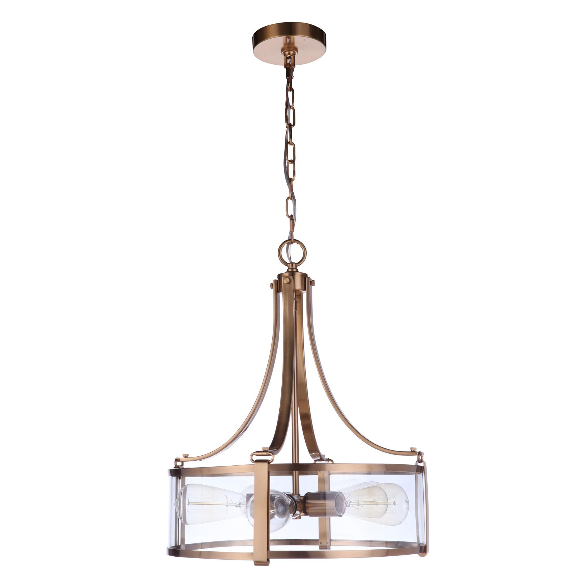 Shown in Satin Brass finish