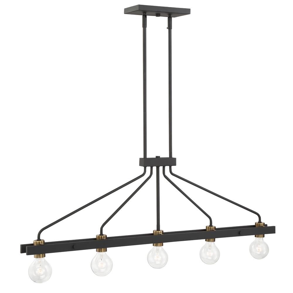 Ravella 42 Inch 5 Light Linear Suspension Light by Designers Fountain