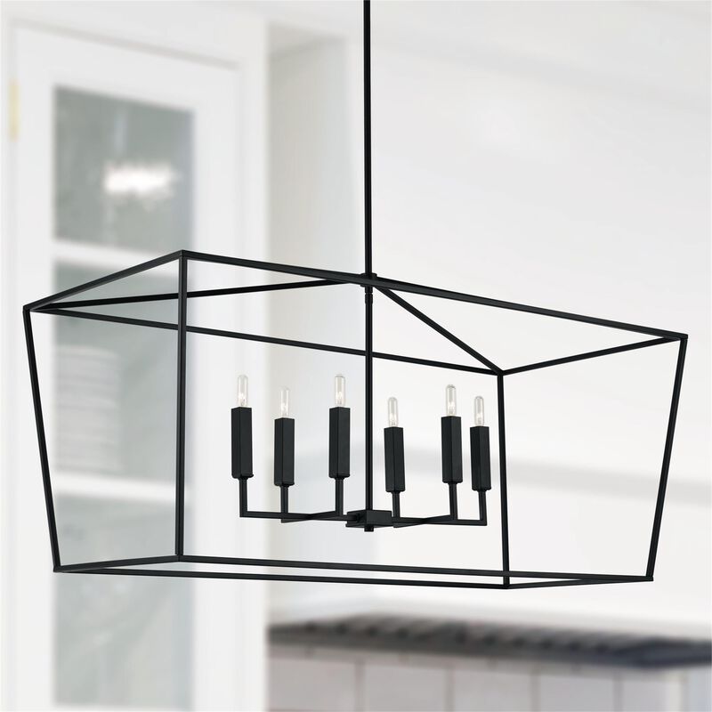 Thea 42 Inch 6 Light Linear Suspension Light by Capital Lighting Fixture Company