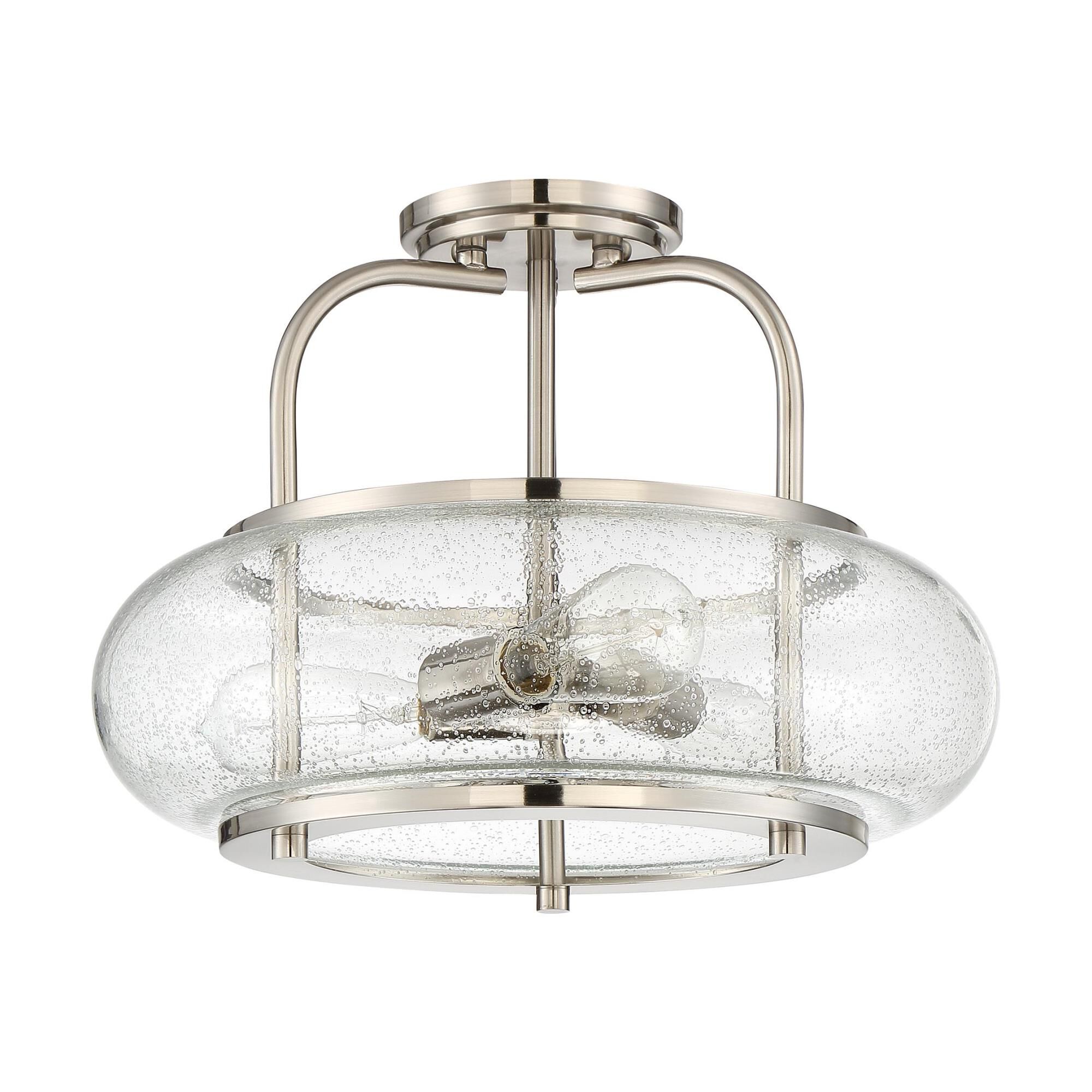 Trilogy 16 Inch 3 Light Semi Flush Mount by Quoizel