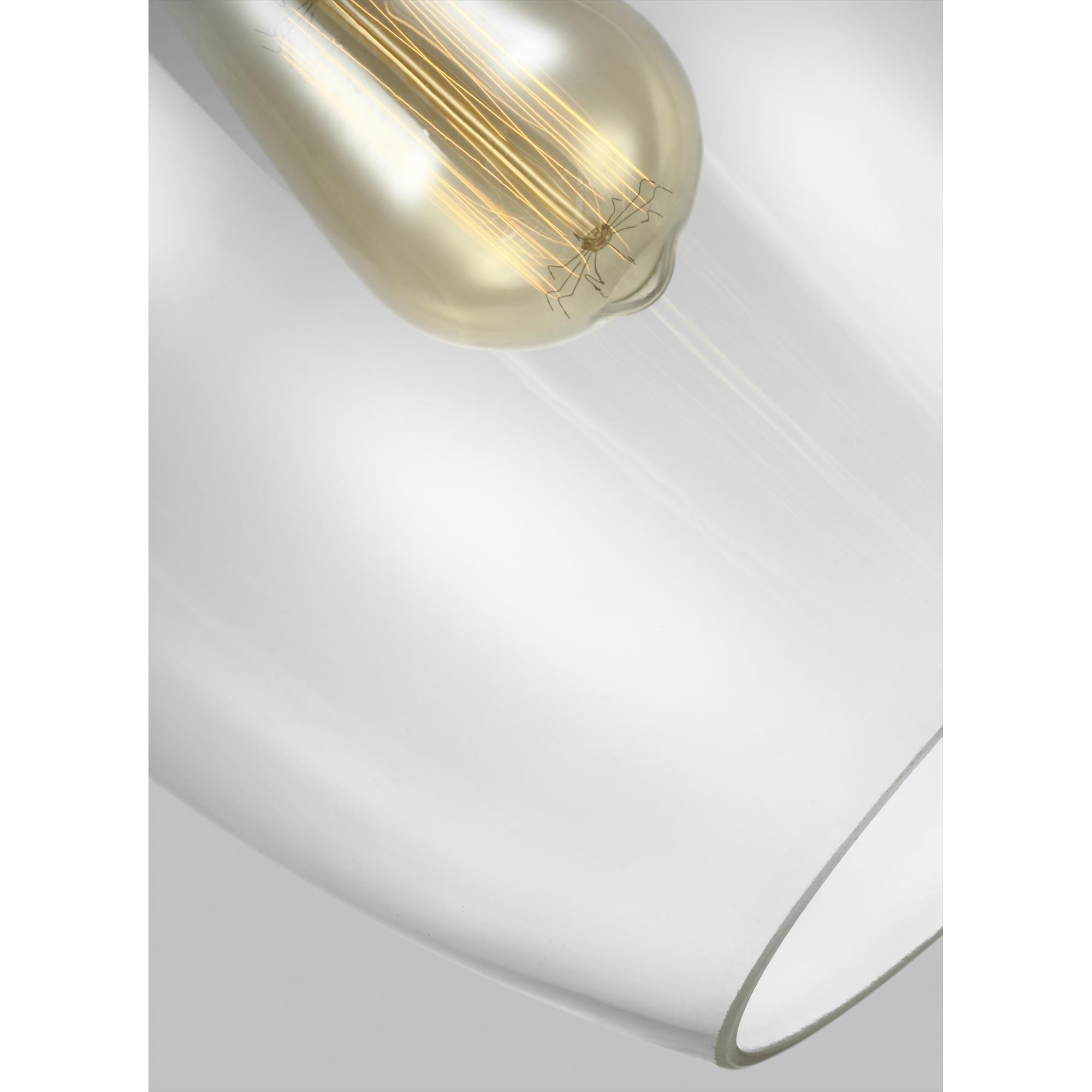 Shown in Oil Rubbed Bronze finish and Clear glass