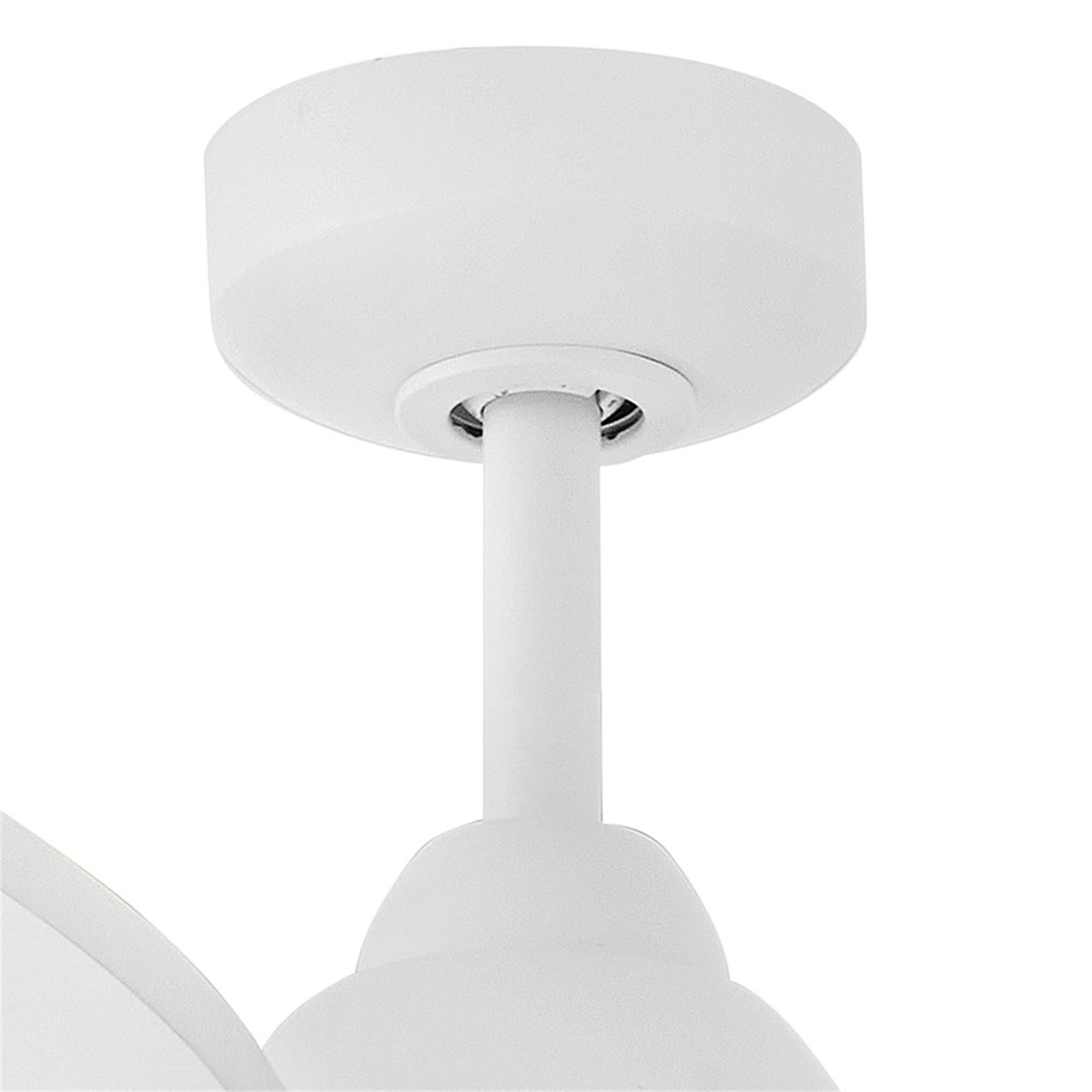 Shown in Matte White finish and White Polycarbonate glass