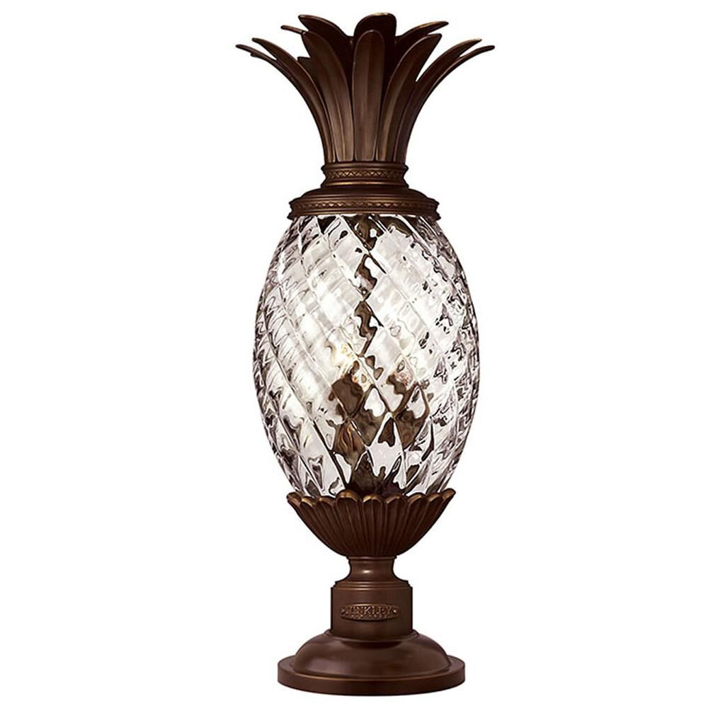 Plantation 25 Inch Tall 3 Light Outdoor Post Lamp by Hinkley Lighting
