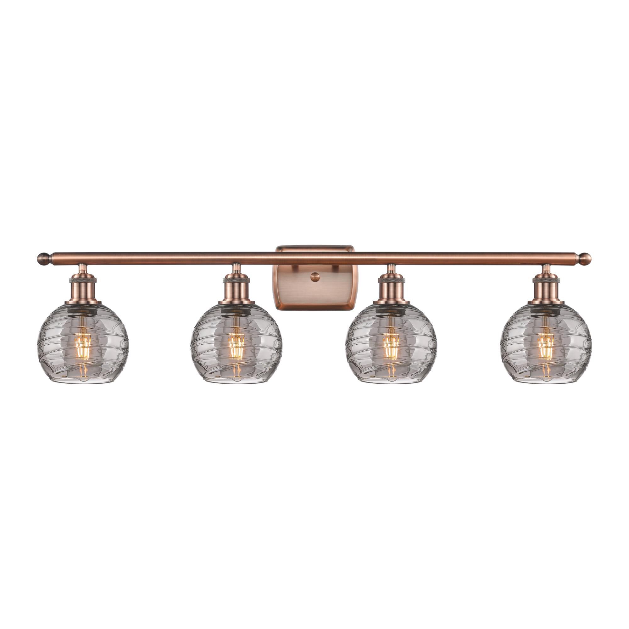 Bruno Marashlian Athens Deco Swirl 36 Inch Bath Vanity Light by Innovations Lighting
