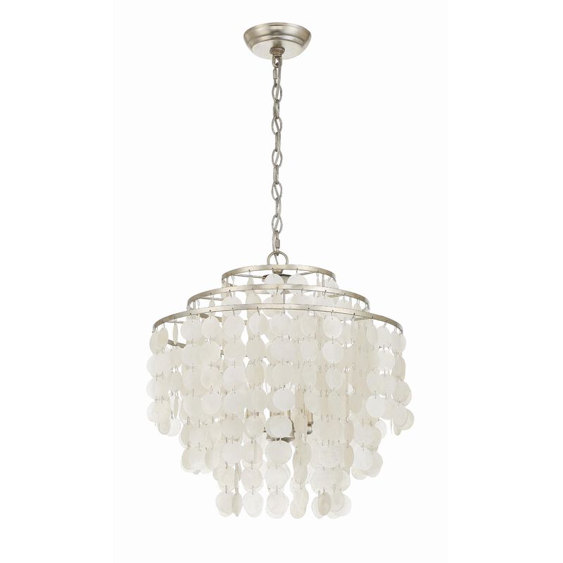 Brielle 18 Inch 4 Light Chandelier by Crystorama