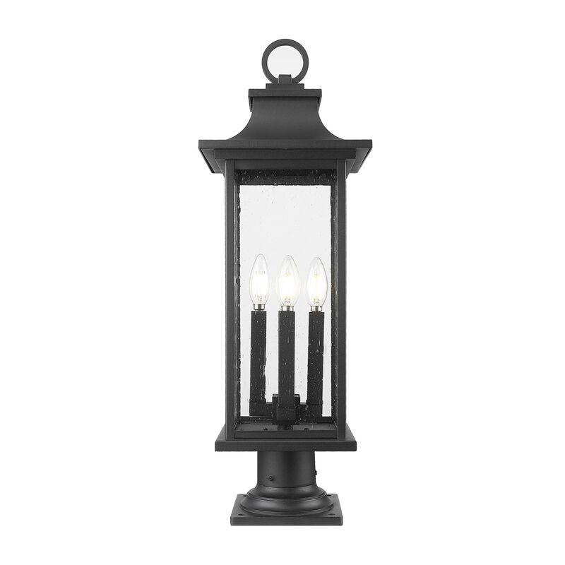 Tiberius 27 Inch Outdoor Pier Lamp by Z Lite