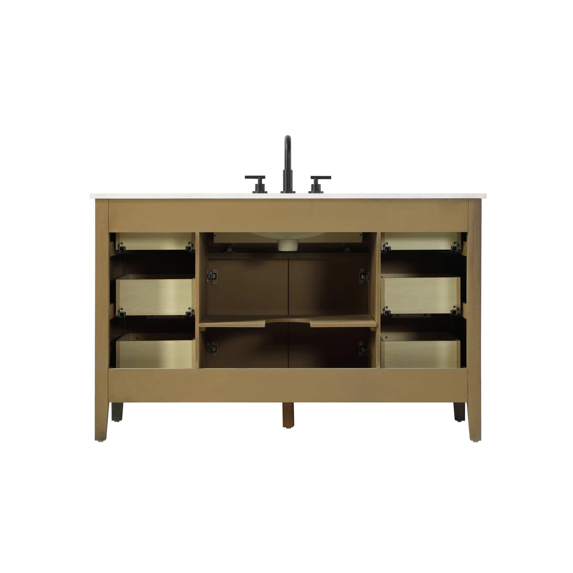 Langston 54 Inch Bath Vanity by Elegant Decor