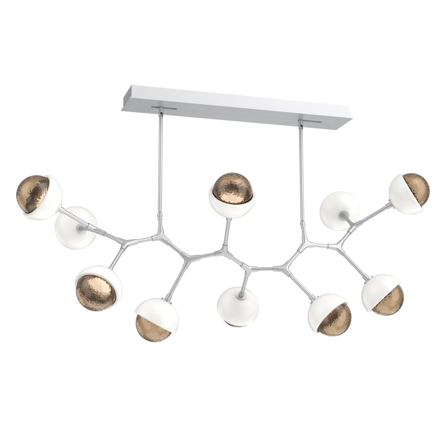 Shown in Classic Silver finish and Bronze glass and Salt White accent