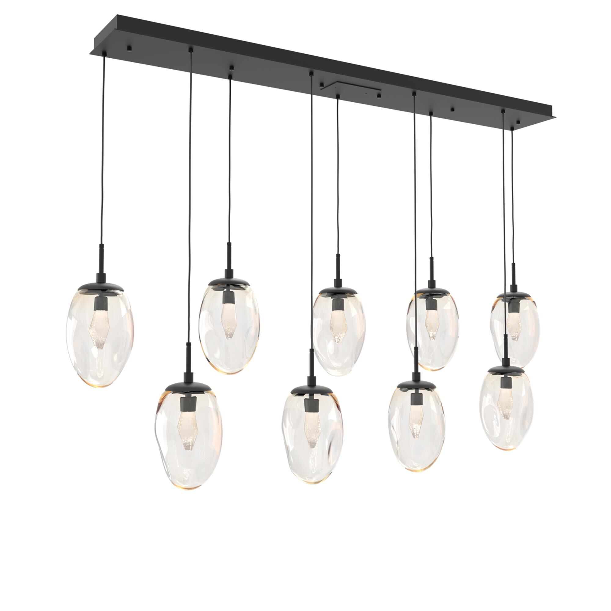 Shown in Matte Black finish and Geo Inner Amber Outer glass